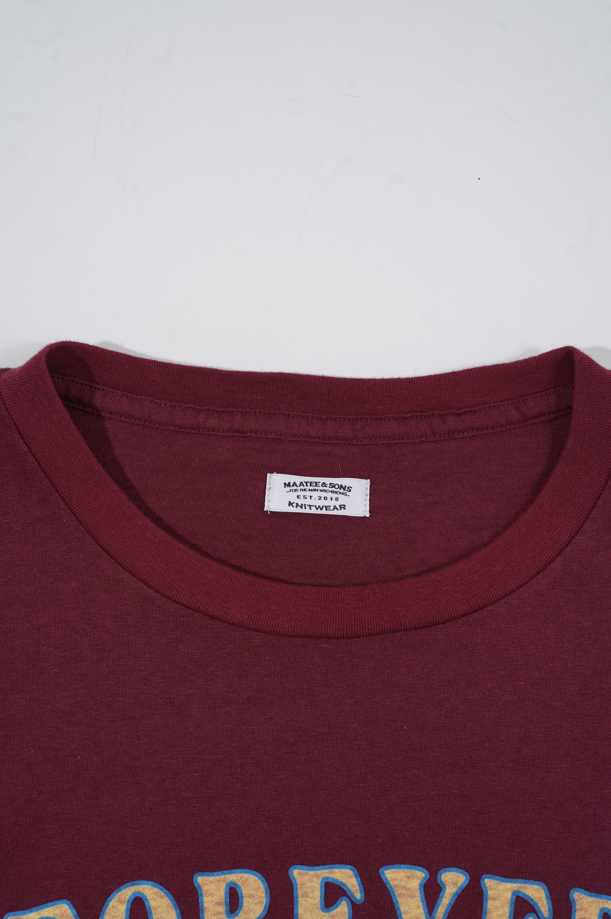 MAATEE&SONS "PRINT TEE" [ENJI FOREVER]