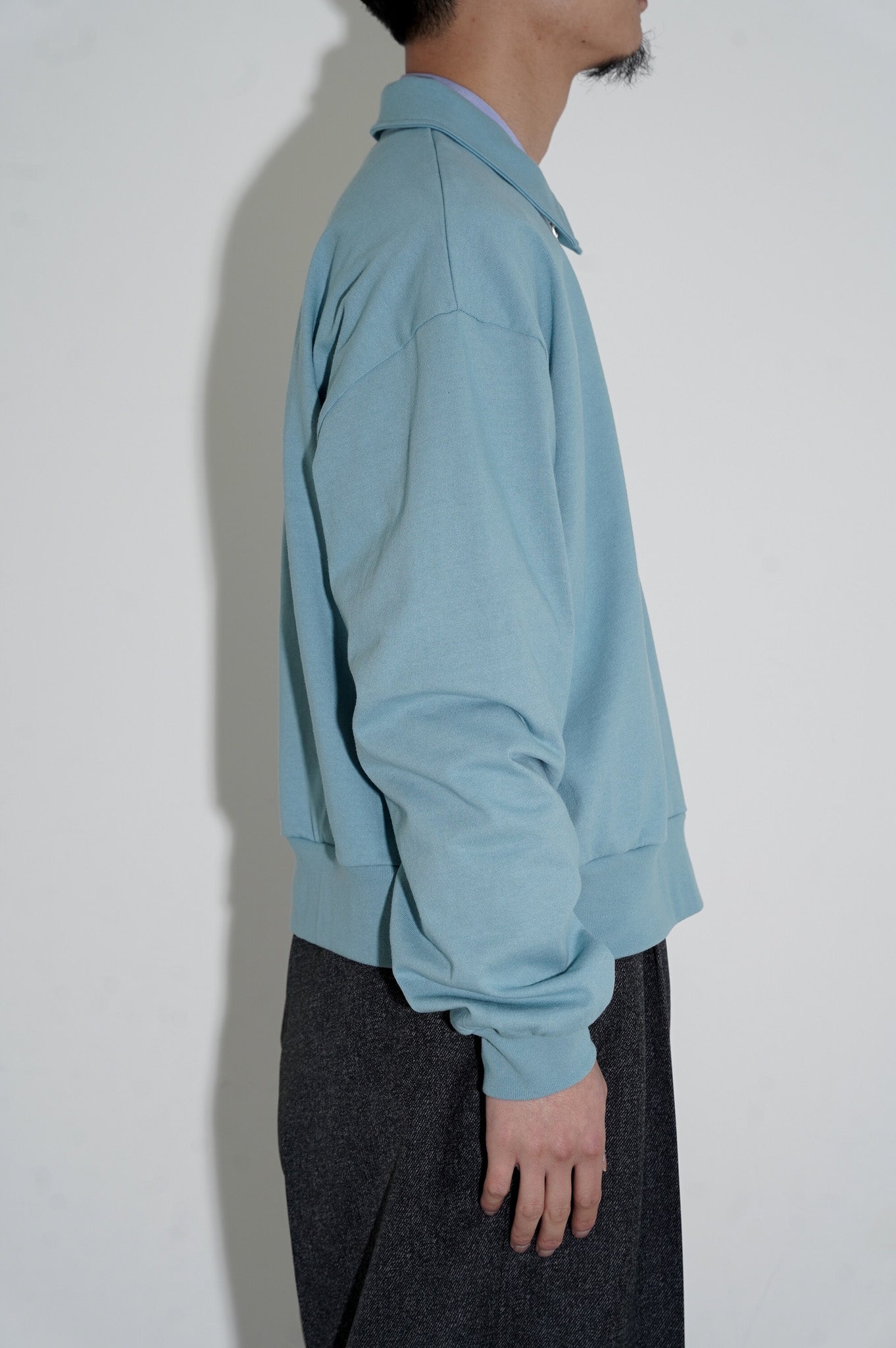 REVERBERATE "HALF ZIP JERSEY" [LIGHT BLUE]