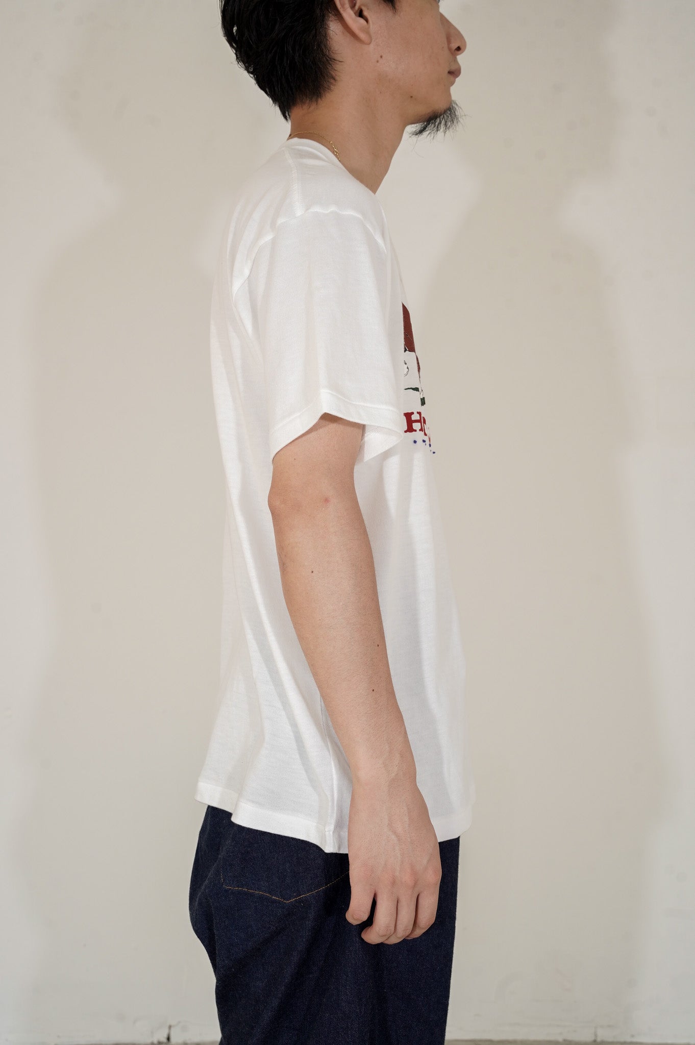 Gurank "ASIC Print T Shirts" [WHITE]