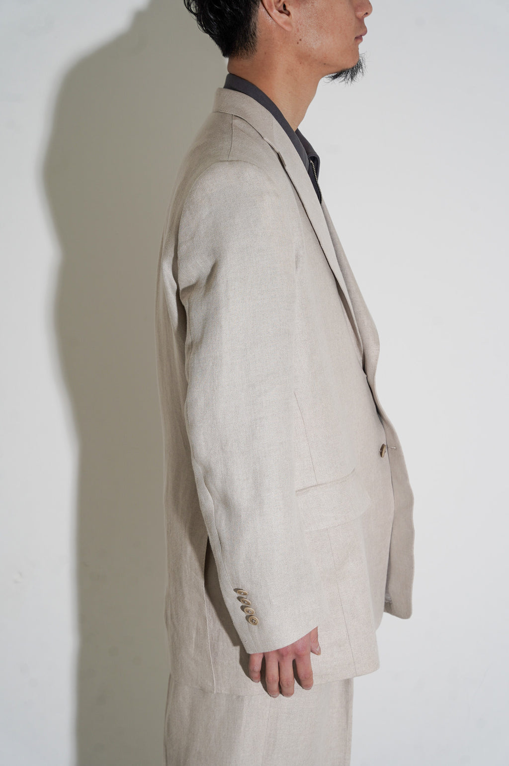 REVERBERATE "TAILORED JACKET" [ECRU]