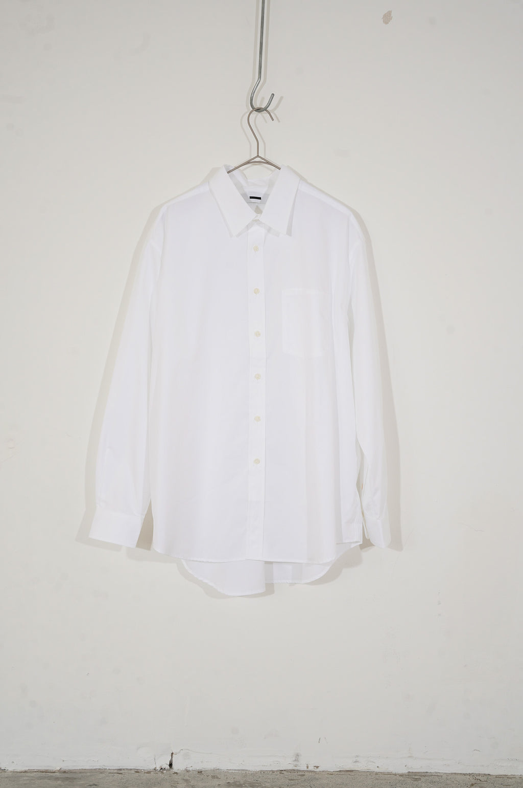 REVERBERATE "REGULAR COLLAR SHIRT-PL" [WHITE]