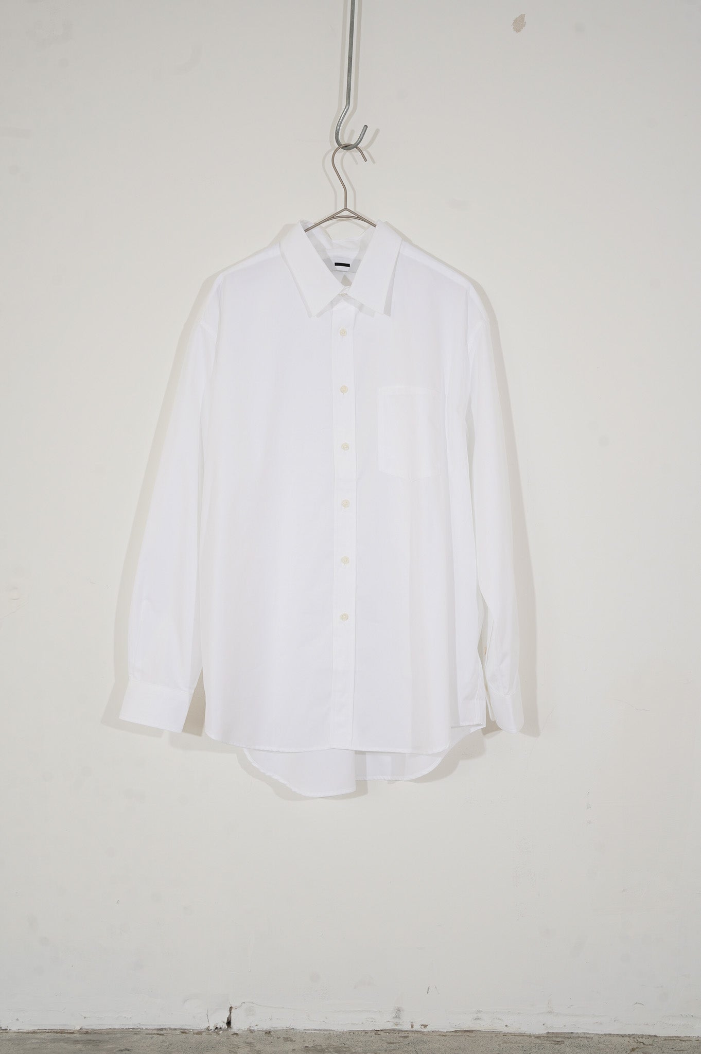 REVERBERATE "REGULAR COLLAR SHIRT-PL" [WHITE]