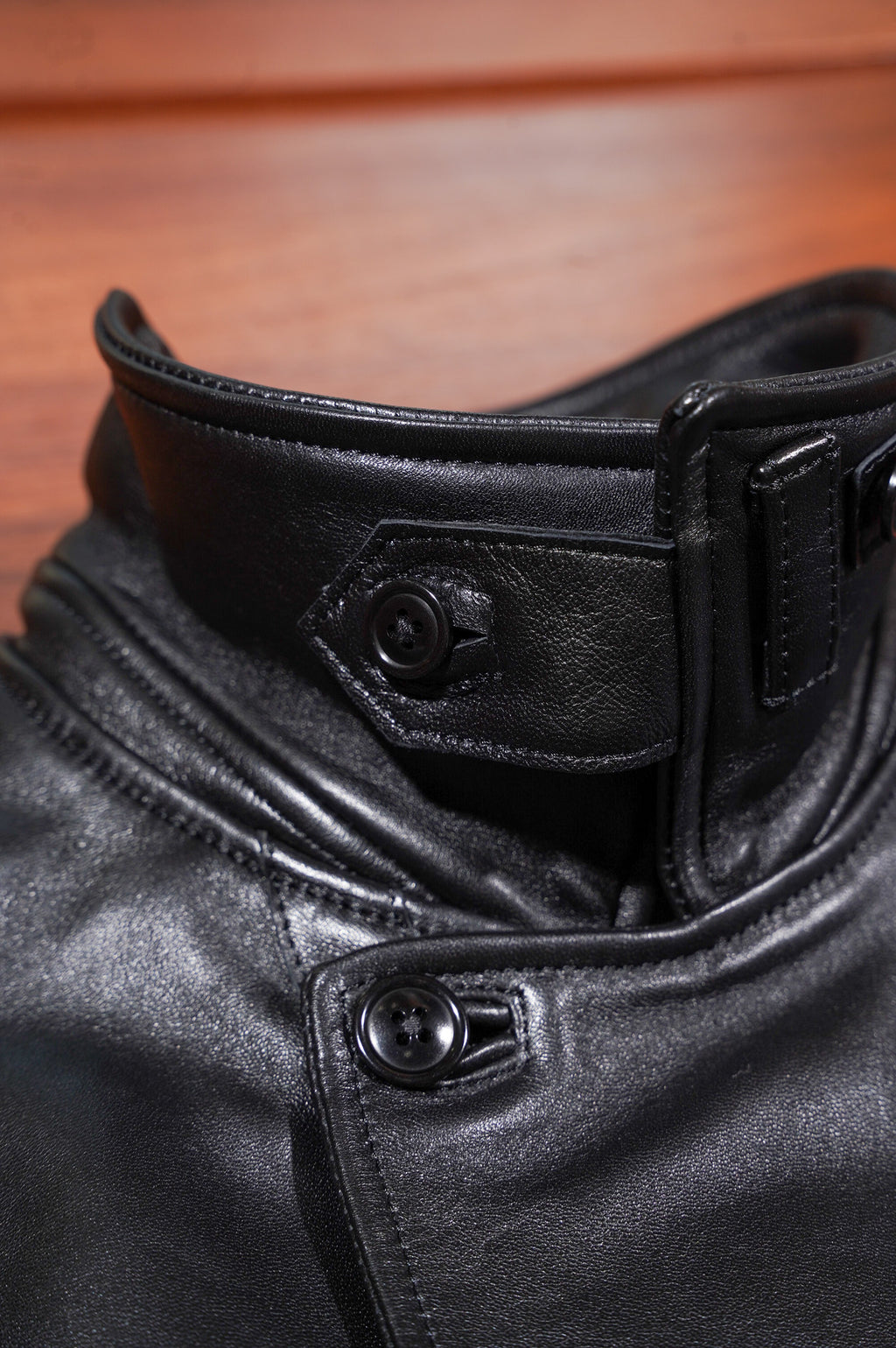 REVERBERATE "LEATHER BLOUSON DOUBLE" [BLACK]