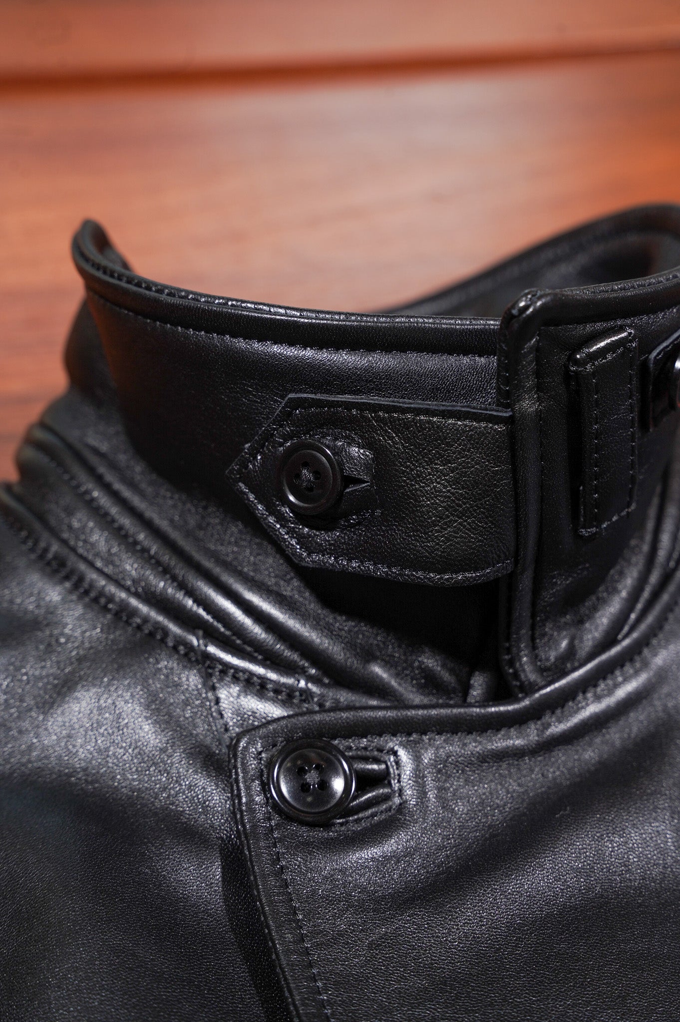 REVERBERATE "LEATHER BLOUSON DOUBLE" [BLACK]