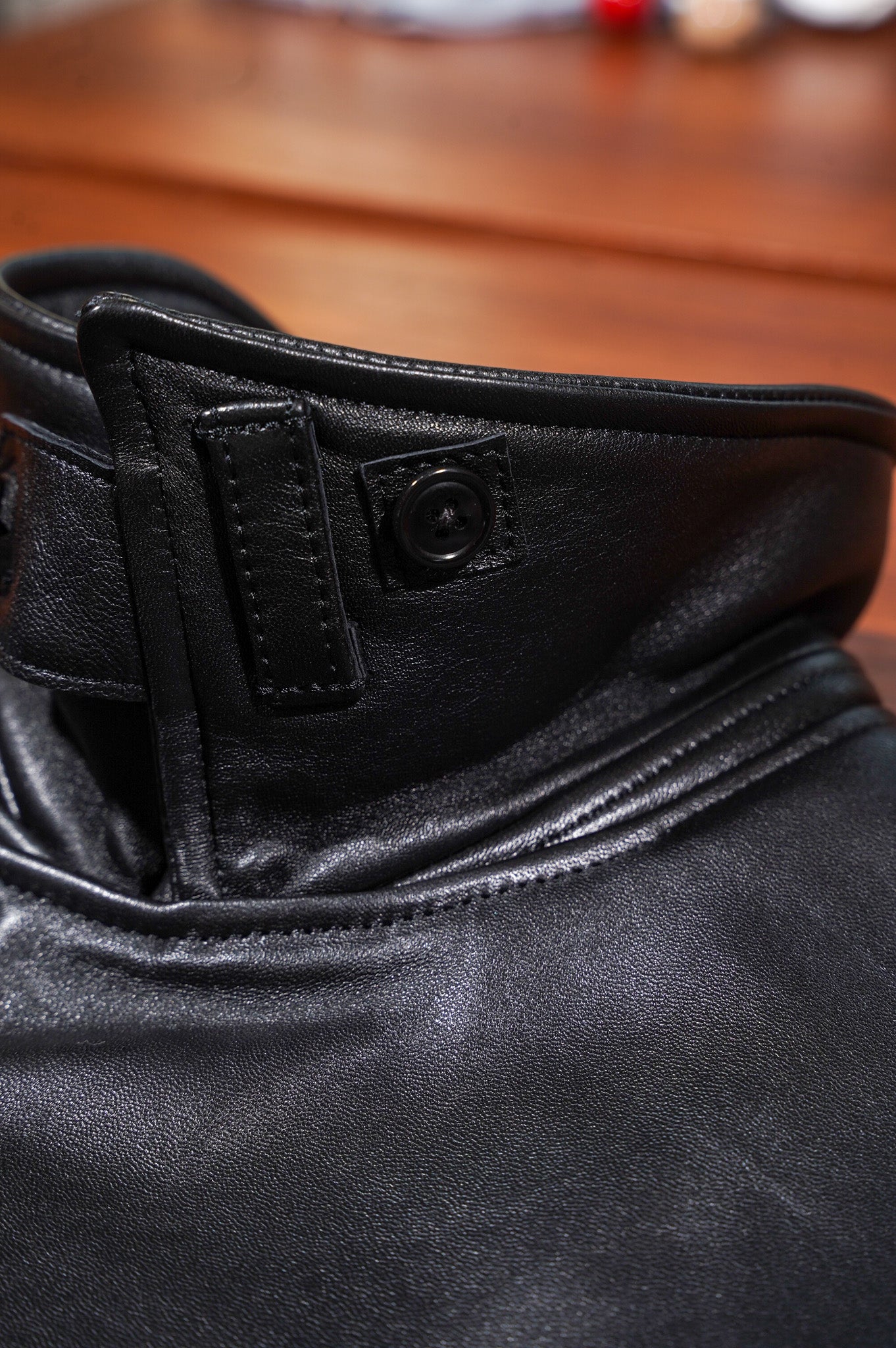REVERBERATE "LEATHER BLOUSON DOUBLE" [BLACK]