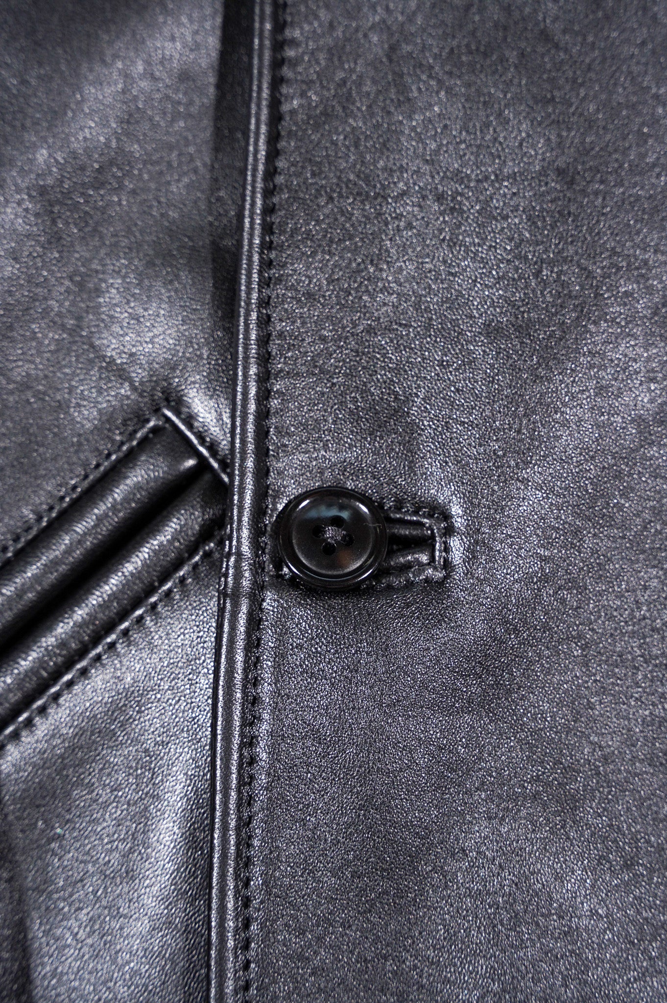REVERBERATE "LEATHER BLOUSON DOUBLE" [BLACK]