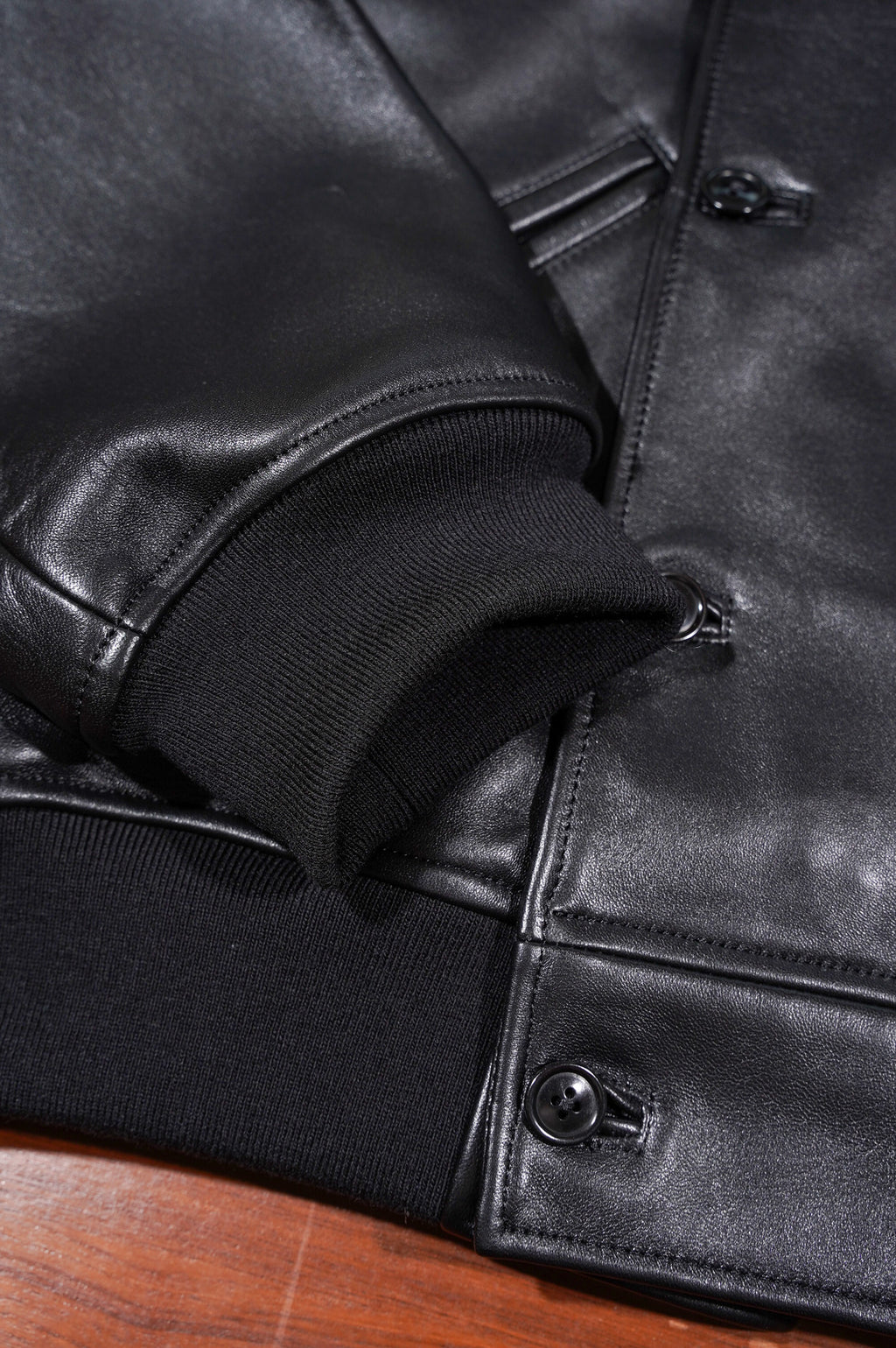REVERBERATE "LEATHER BLOUSON DOUBLE" [BLACK]