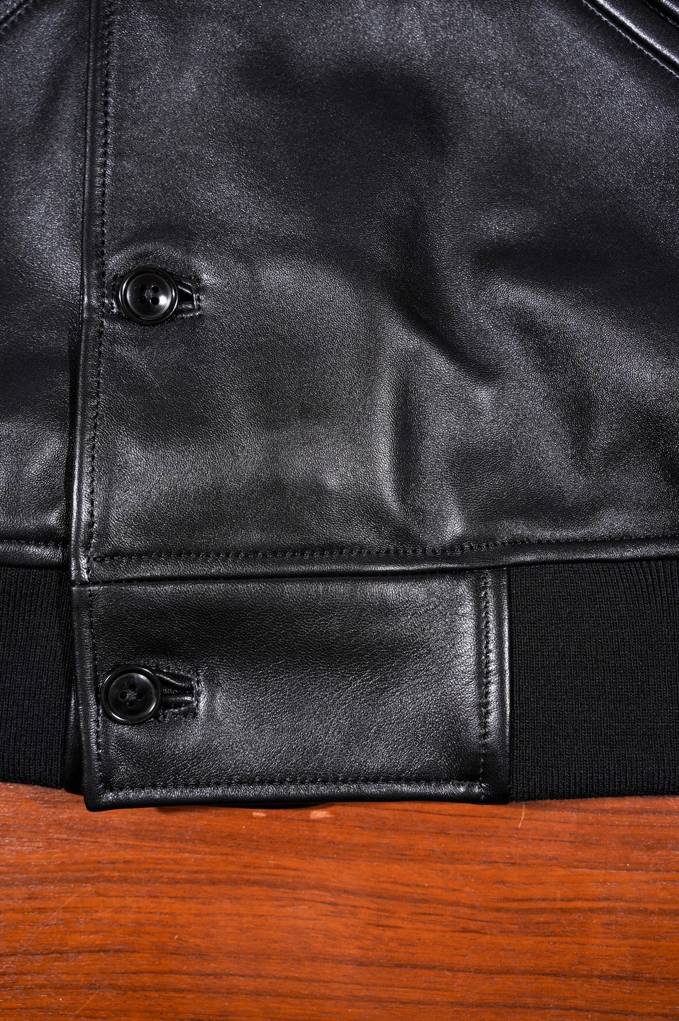 REVERBERATE "LEATHER BLOUSON DOUBLE" [BLACK]