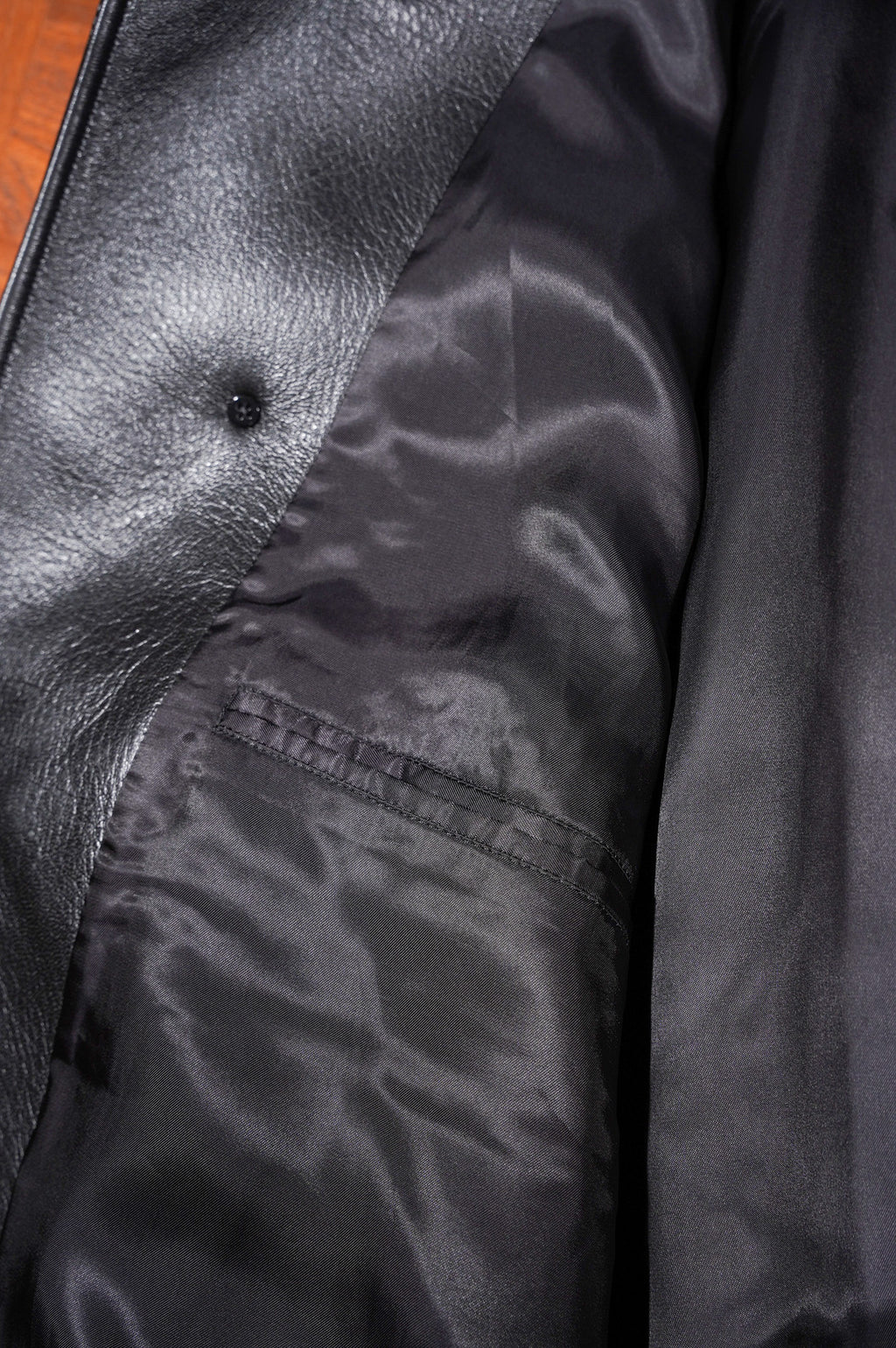 REVERBERATE "LEATHER BLOUSON DOUBLE" [BLACK]