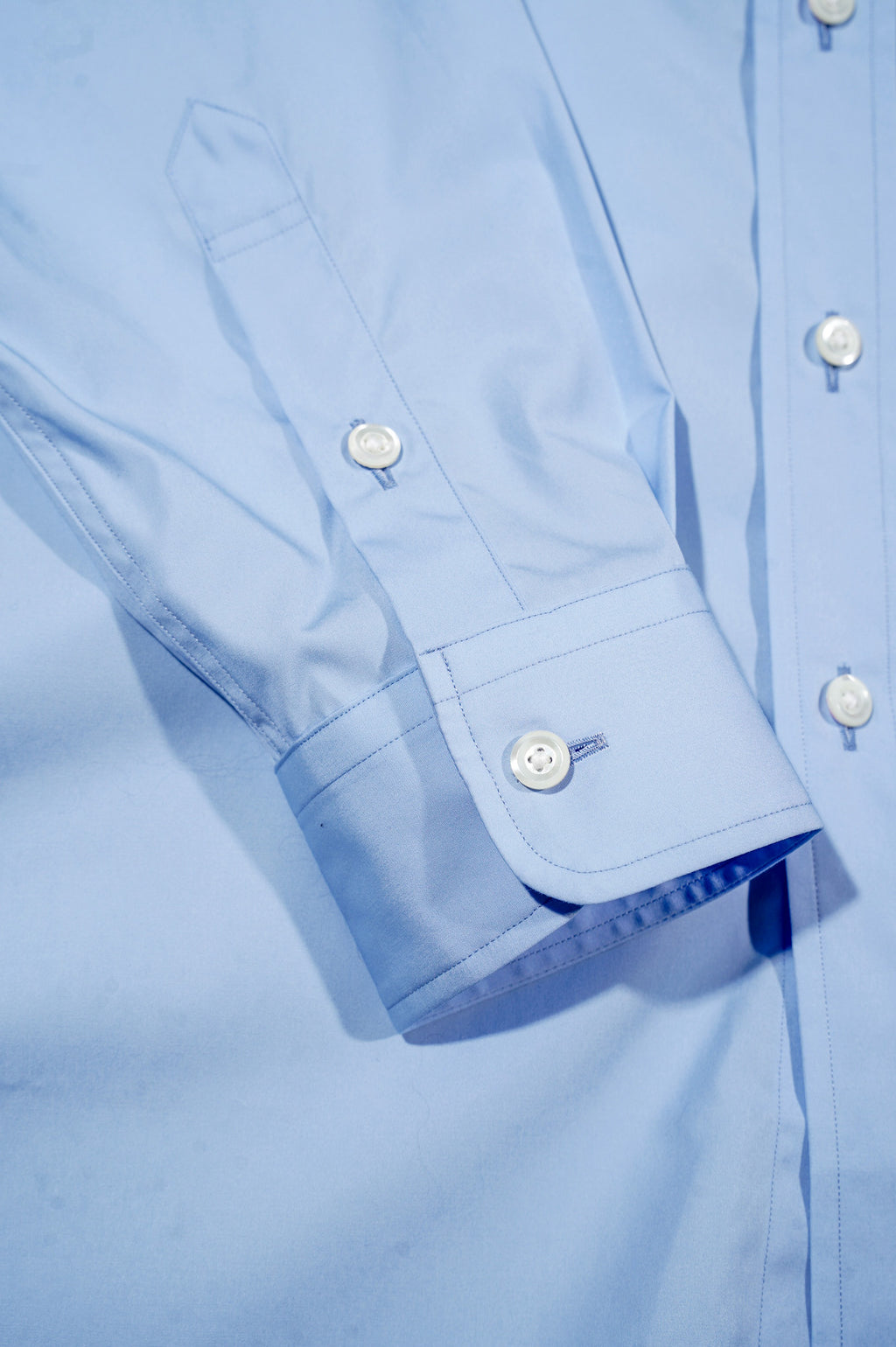 REVERBERATE "REGULAR COLLAR SHIRT-PL" [LIGHT BLUE]