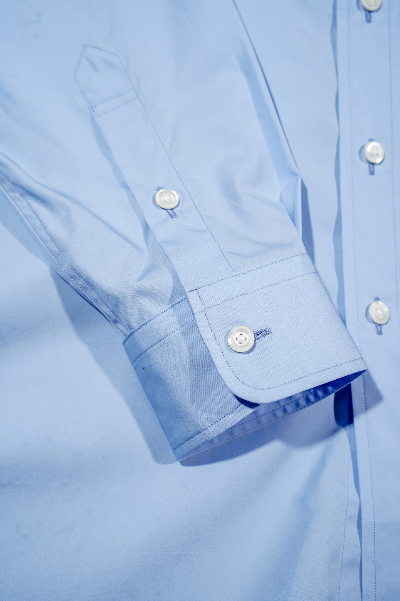 REVERBERATE "REGULAR COLLAR SHIRT-PL" [LIGHT BLUE]