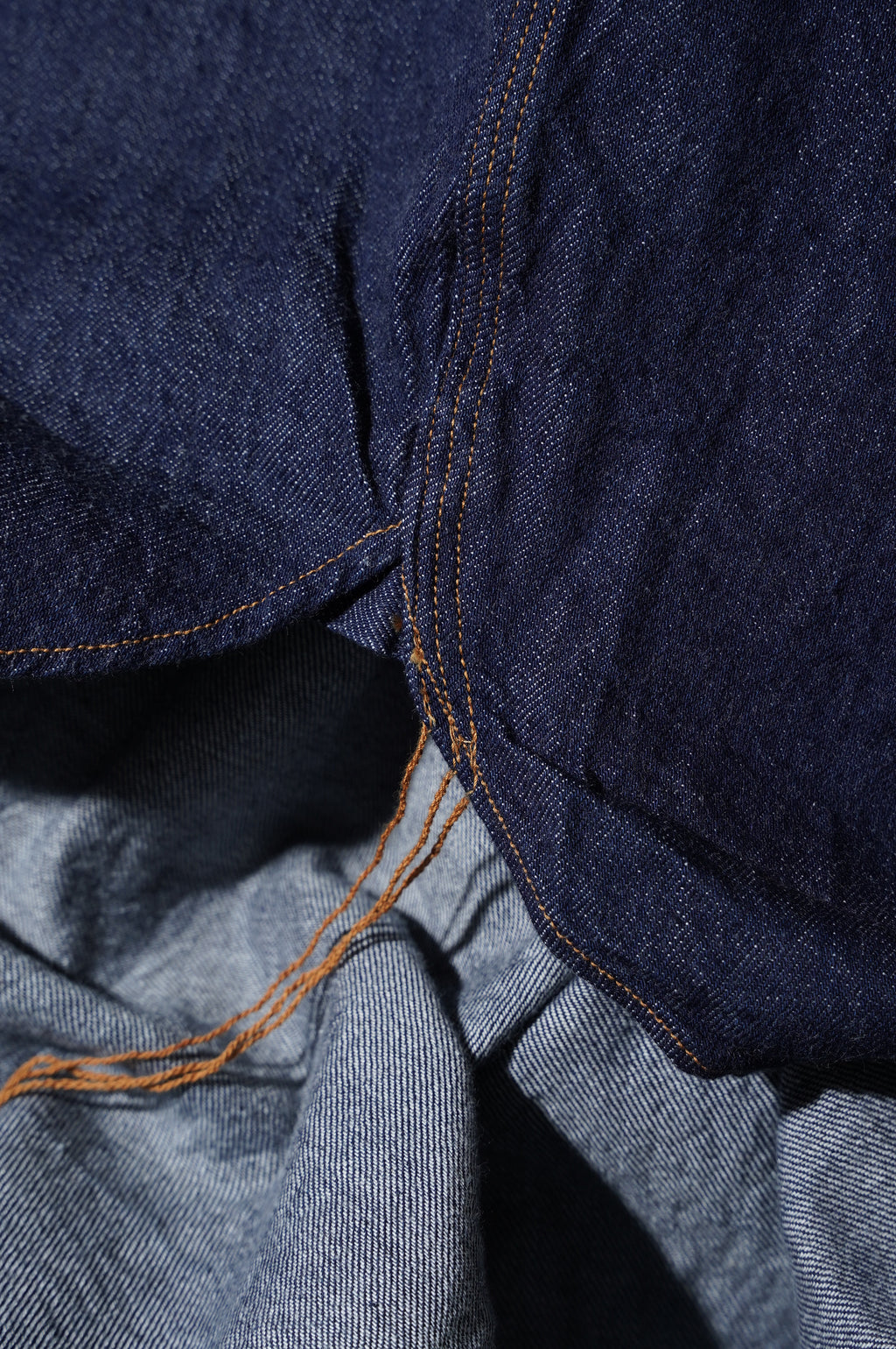 Gurank "8oz denim work shirts" [INDIGO]
