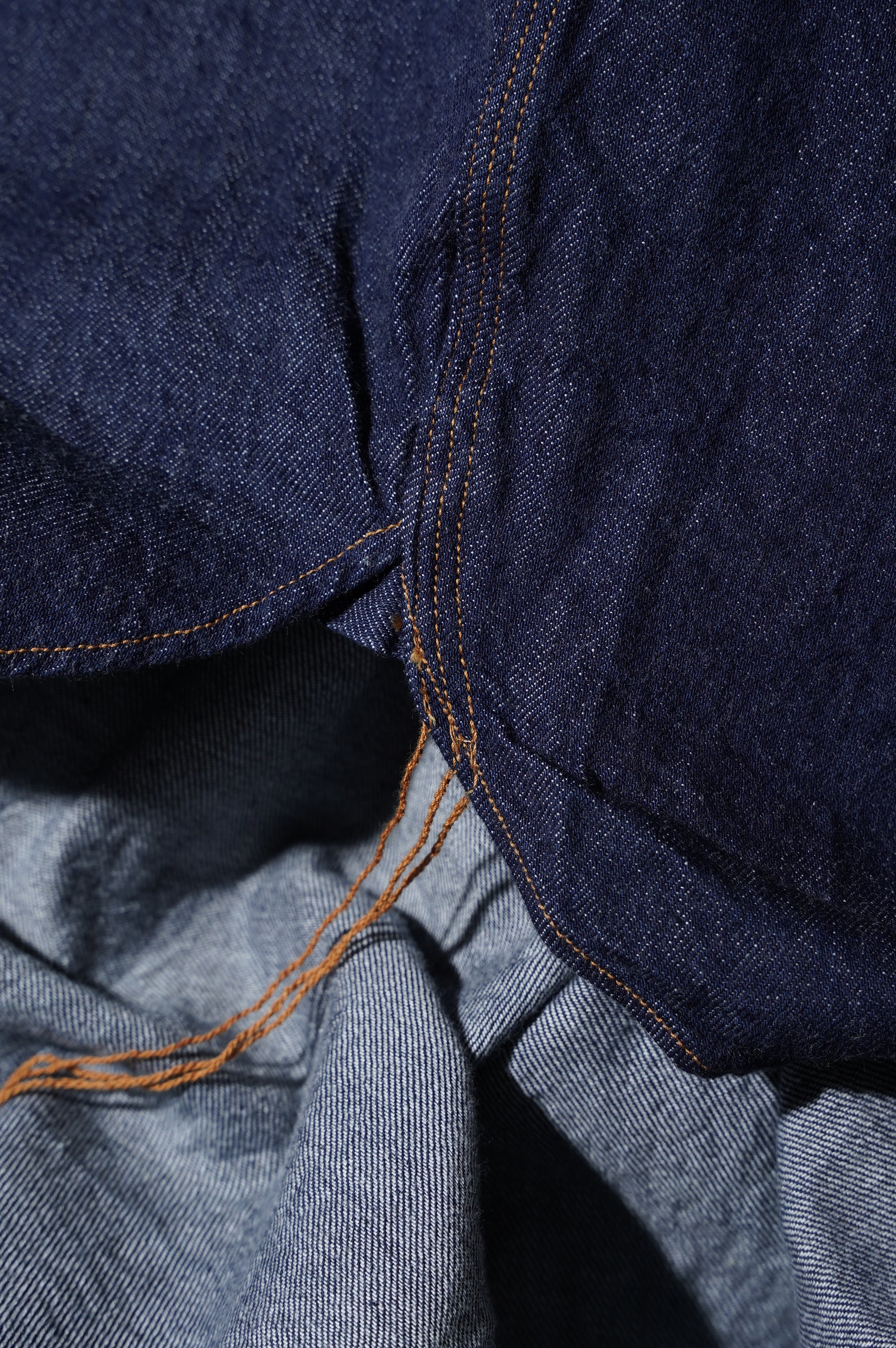 Gurank "8oz denim work shirts" [INDIGO]
