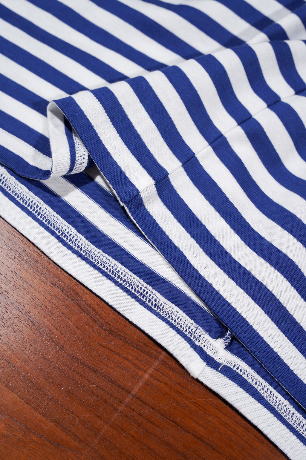 REVERBERATE "BORDER LONG T SHIRT" [BLUE]