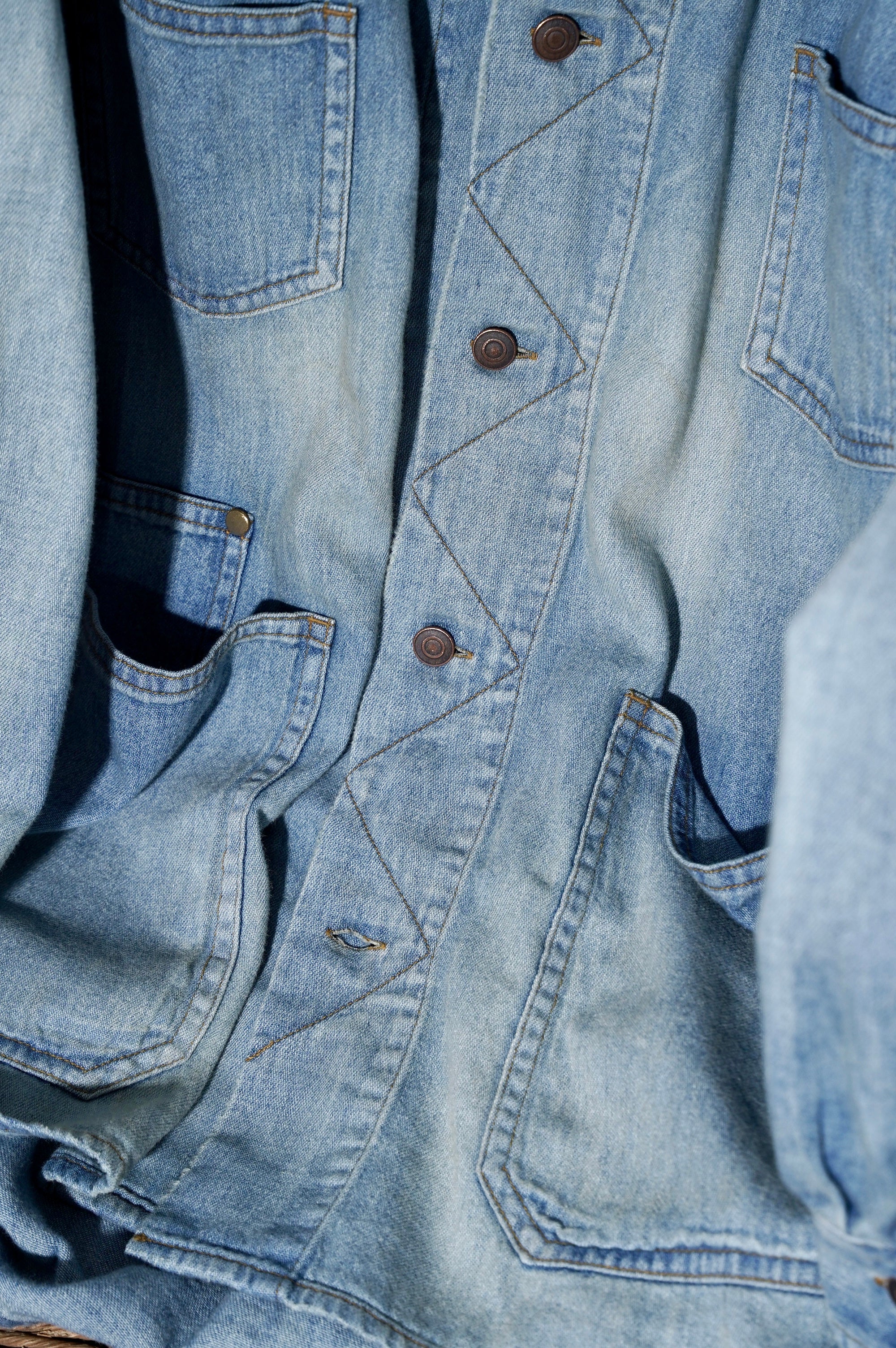 MAATEE&SONS "DENIM SHIRTS COVERALL"
