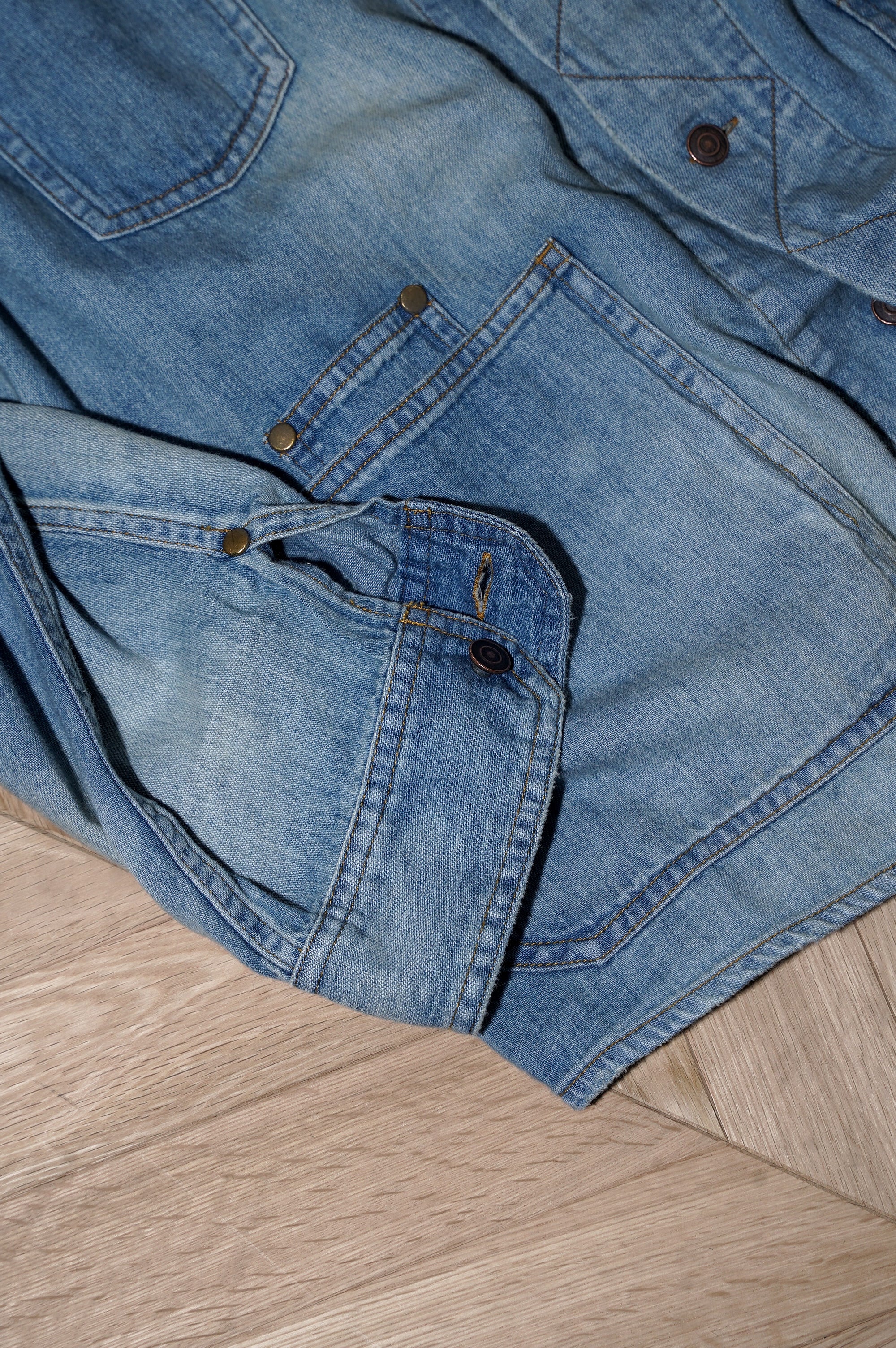 MAATEE&SONS "DENIM SHIRTS COVERALL"