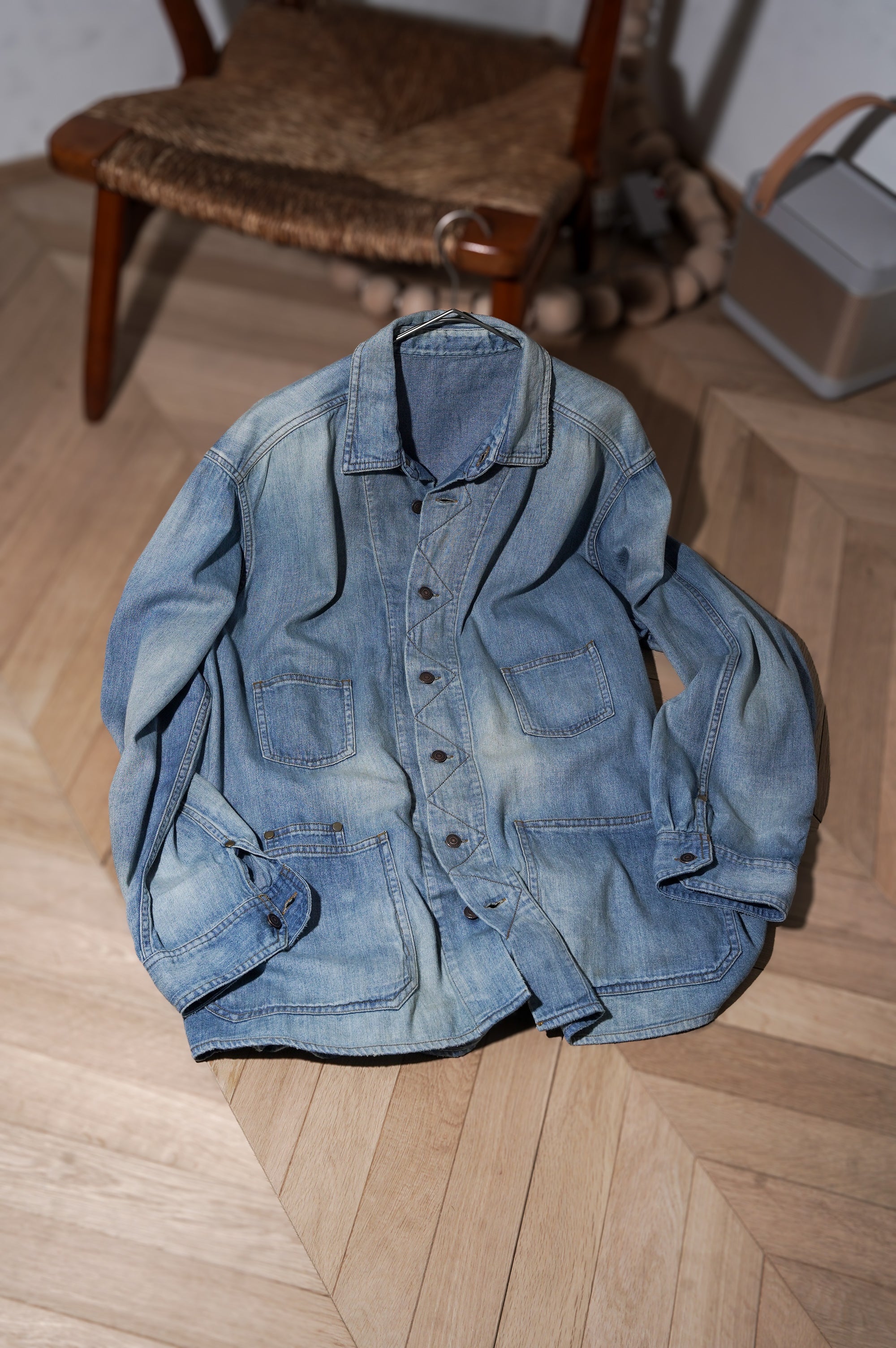 MAATEE&SONS "DENIM SHIRTS COVERALL"