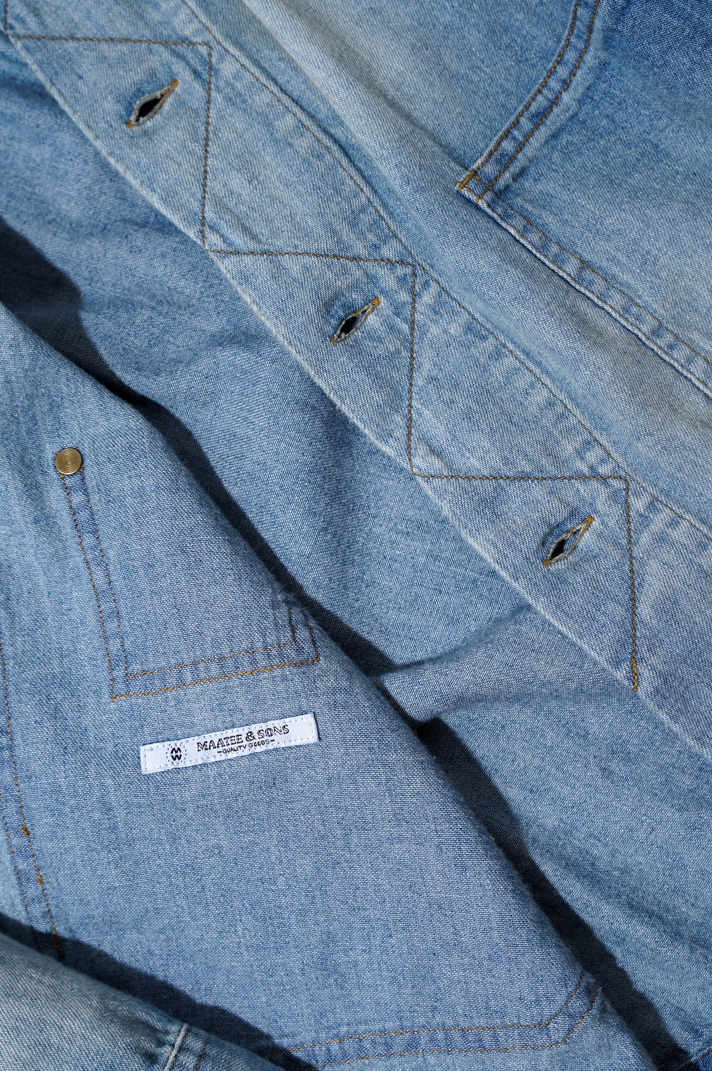 MAATEE&SONS "DENIM SHIRTS COVERALL"