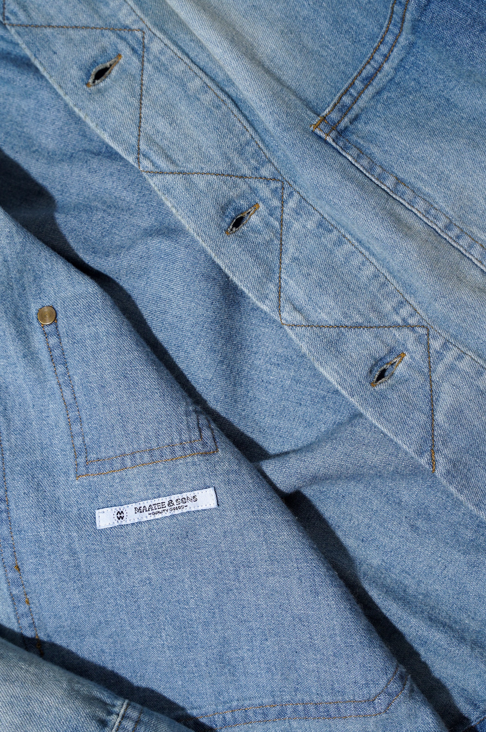 MAATEE&SONS "DENIM SHIRTS COVERALL"
