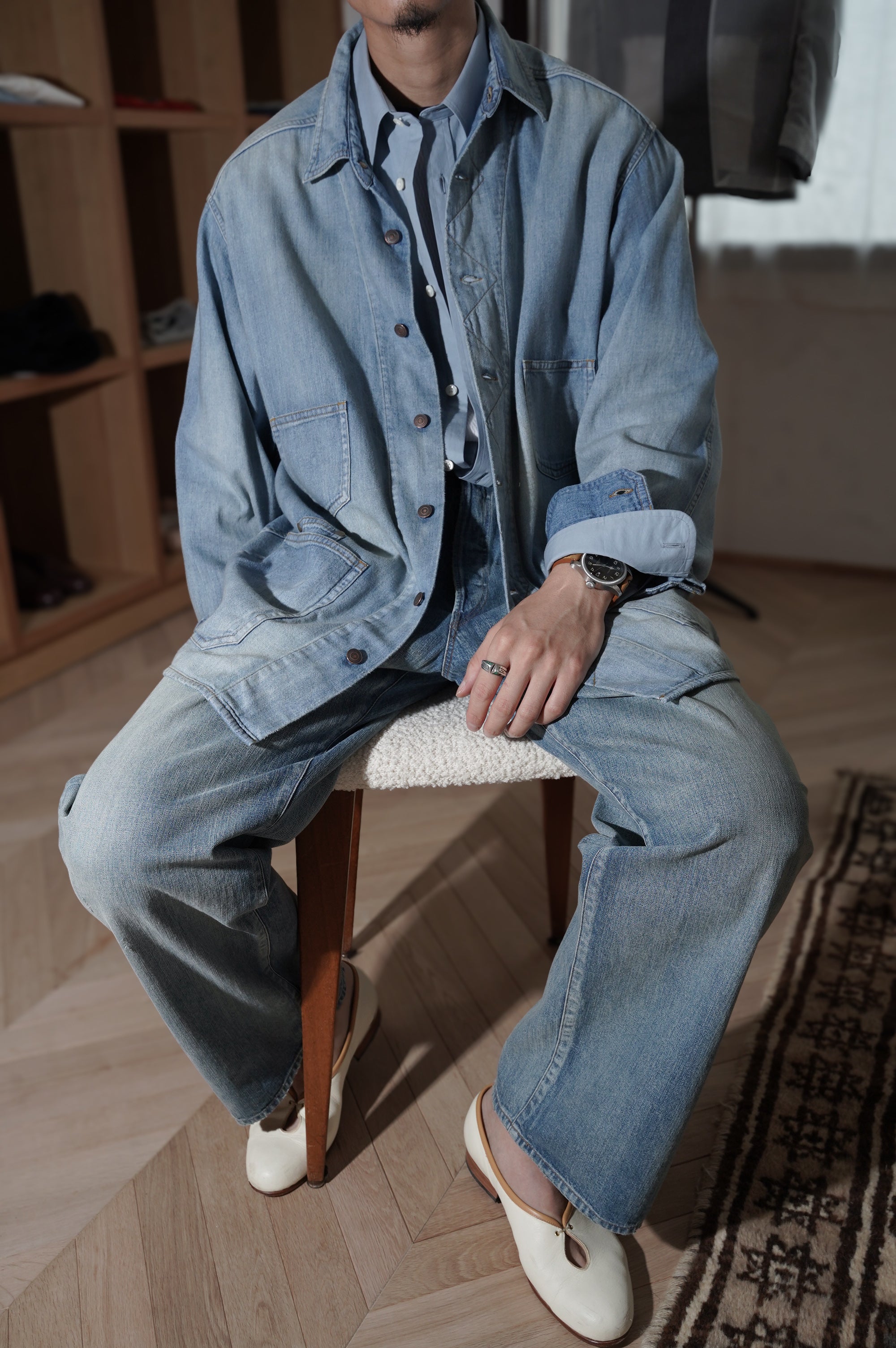 MAATEE&SONS "DENIM SHIRTS COVERALL"