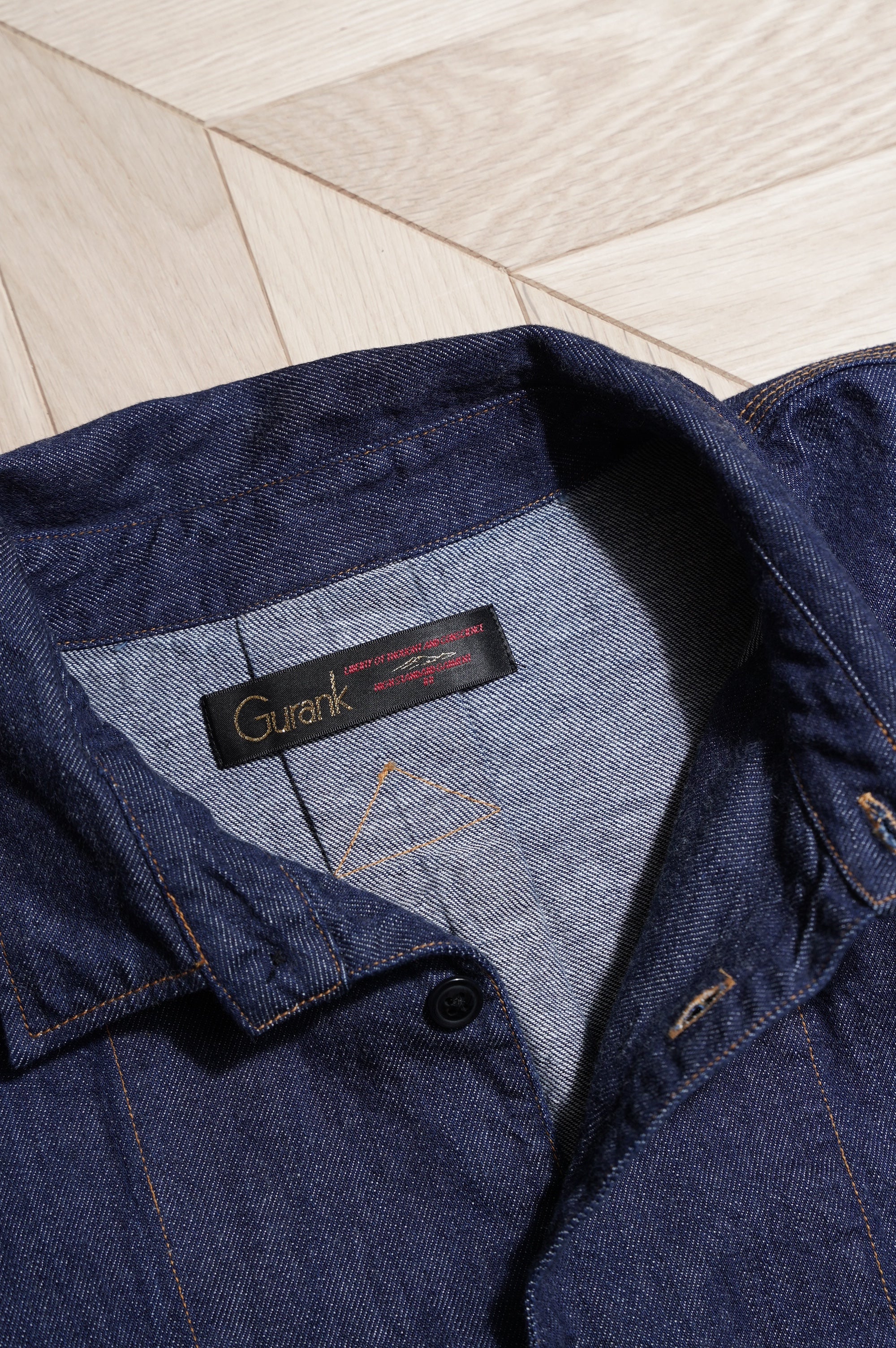 Gurank "8oz denim work shirts" [INDIGO]