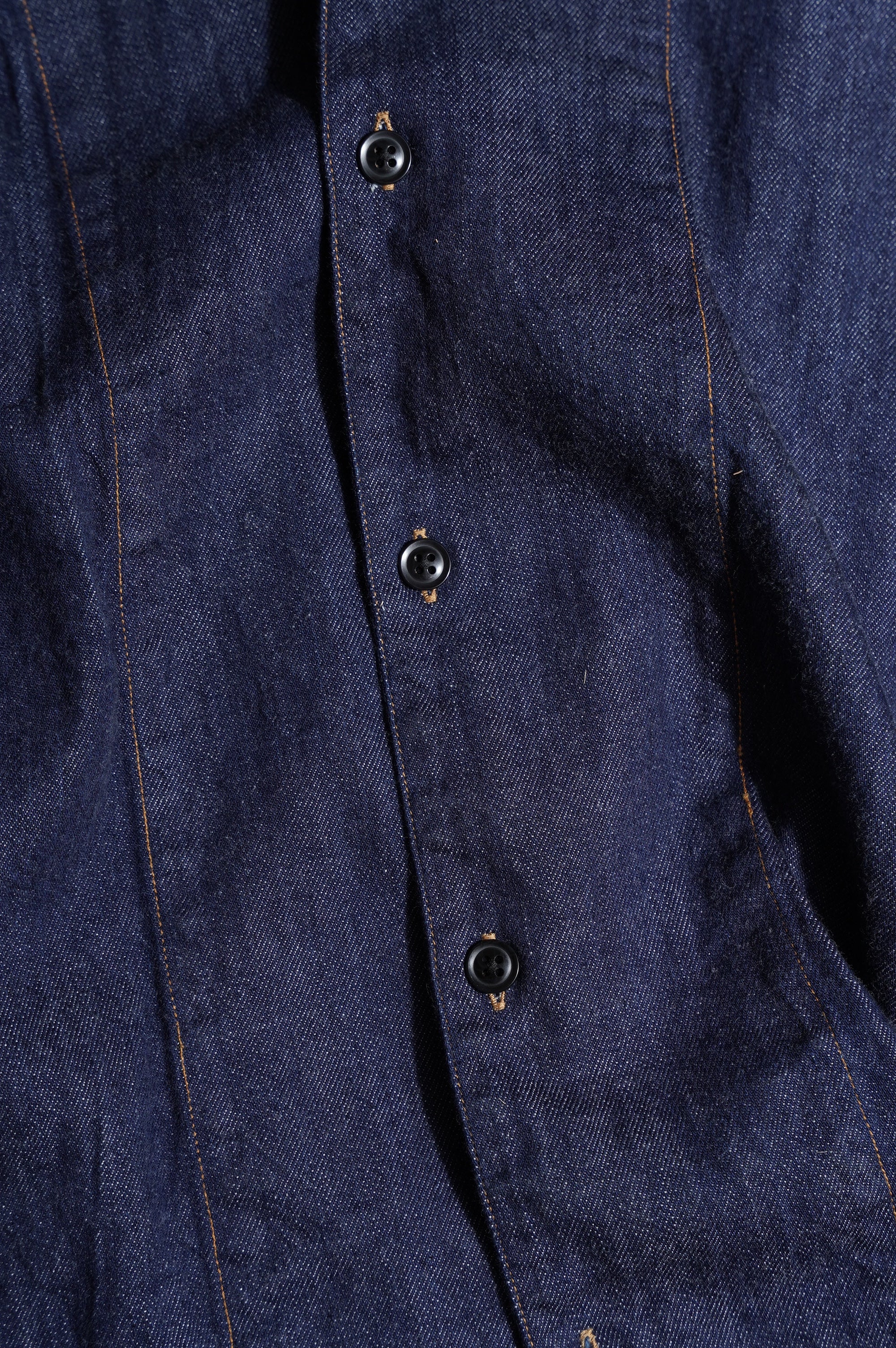Gurank "8oz denim work shirts" [INDIGO]