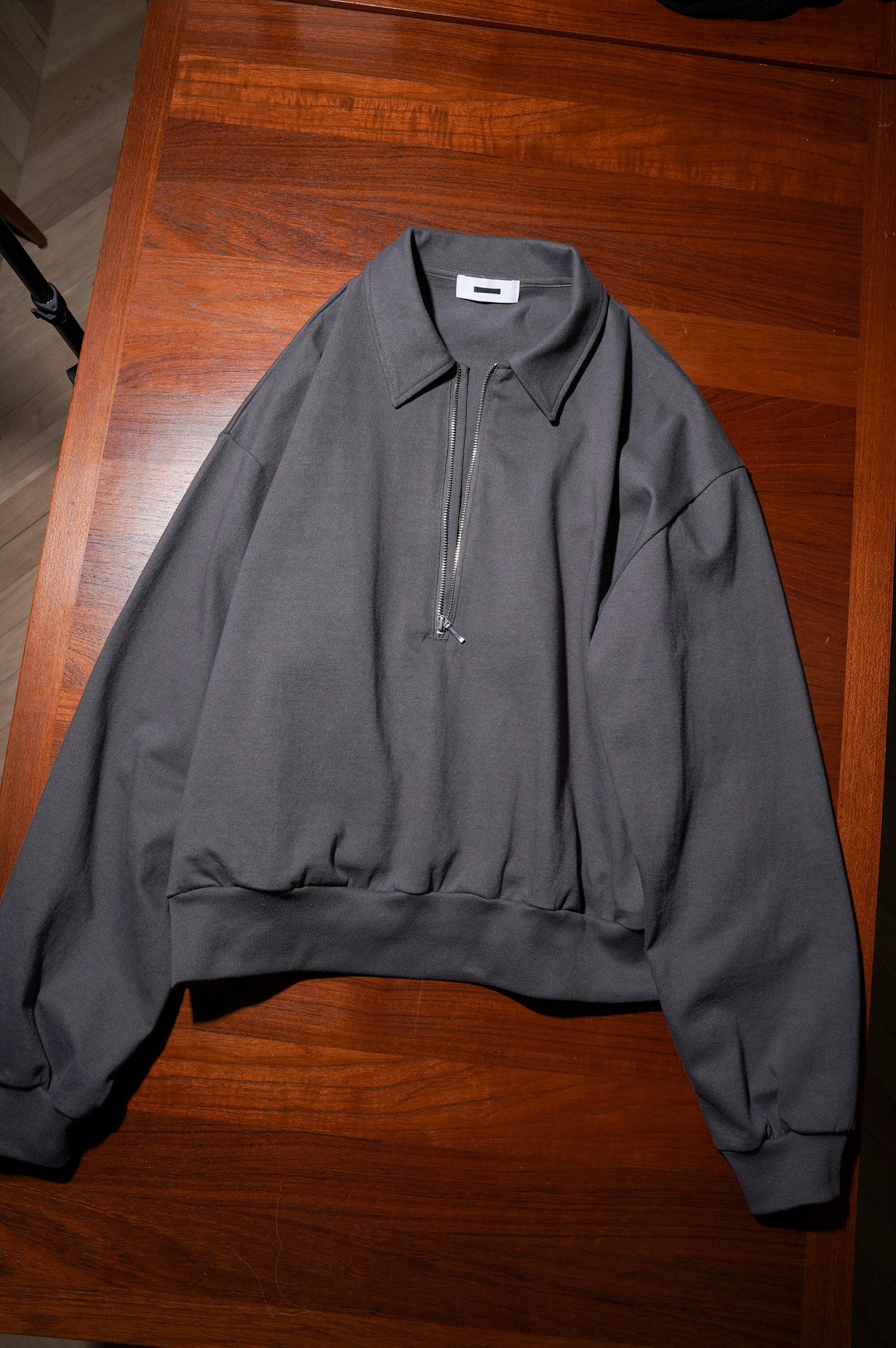 REVERBERATE "HALF ZIP JERSEY" [DARK GRAY]