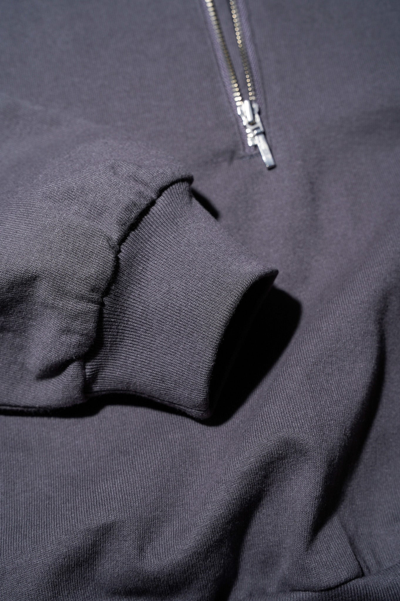 REVERBERATE "HALF ZIP JERSEY" [DARK GRAY]