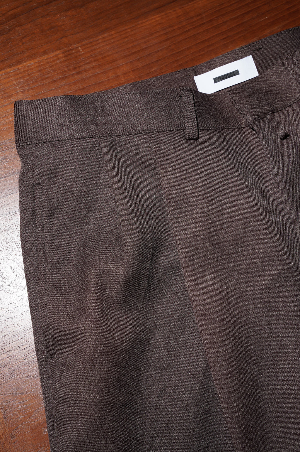 REVERBERATE "TACKED TROUSERS" [BROWN]