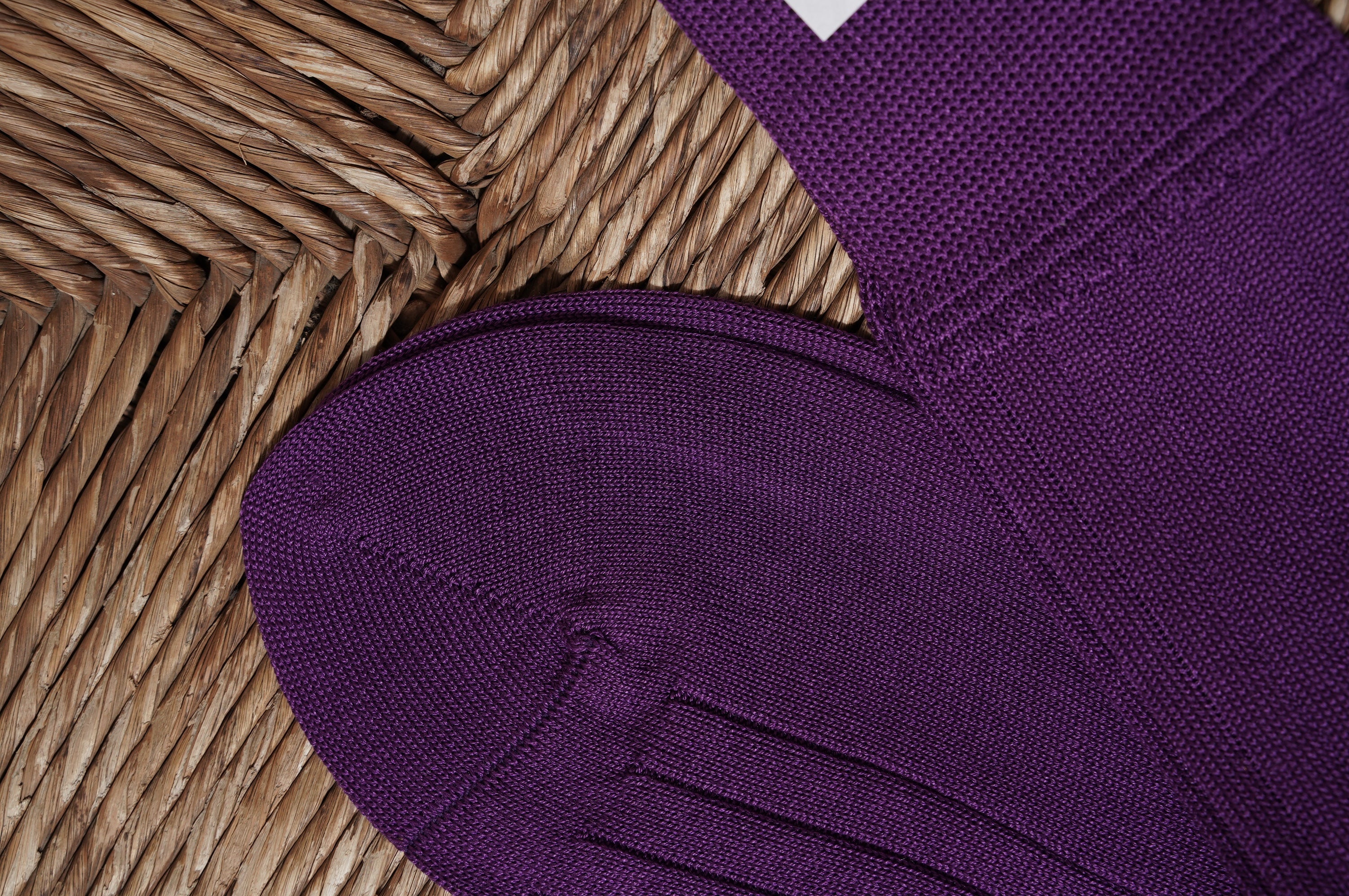 Olde H & daughter "SILK RIB SOCKS" [DAHLIA]