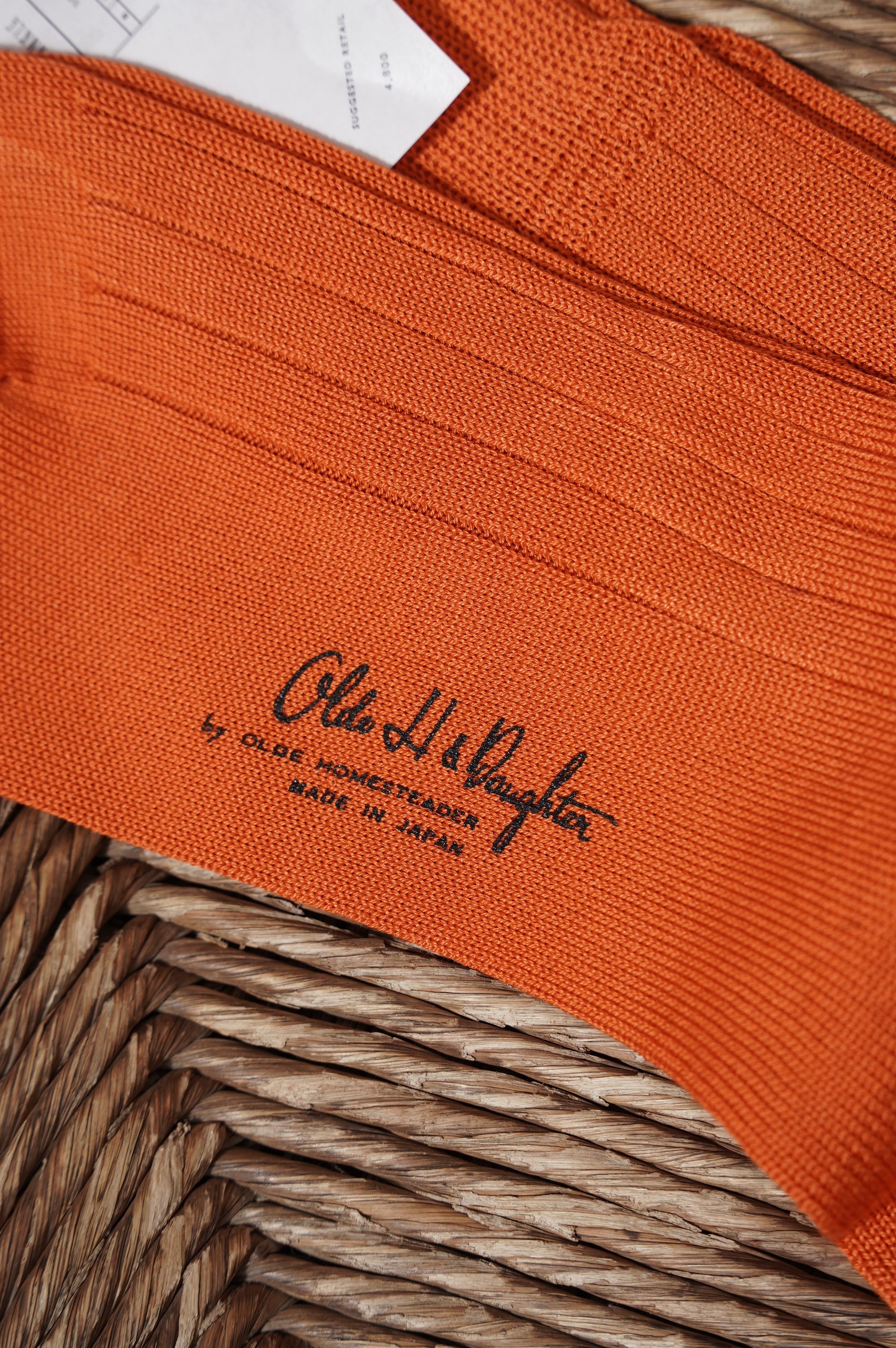 Olde H & daughter "SILK RIB SOCKS" [SUN]