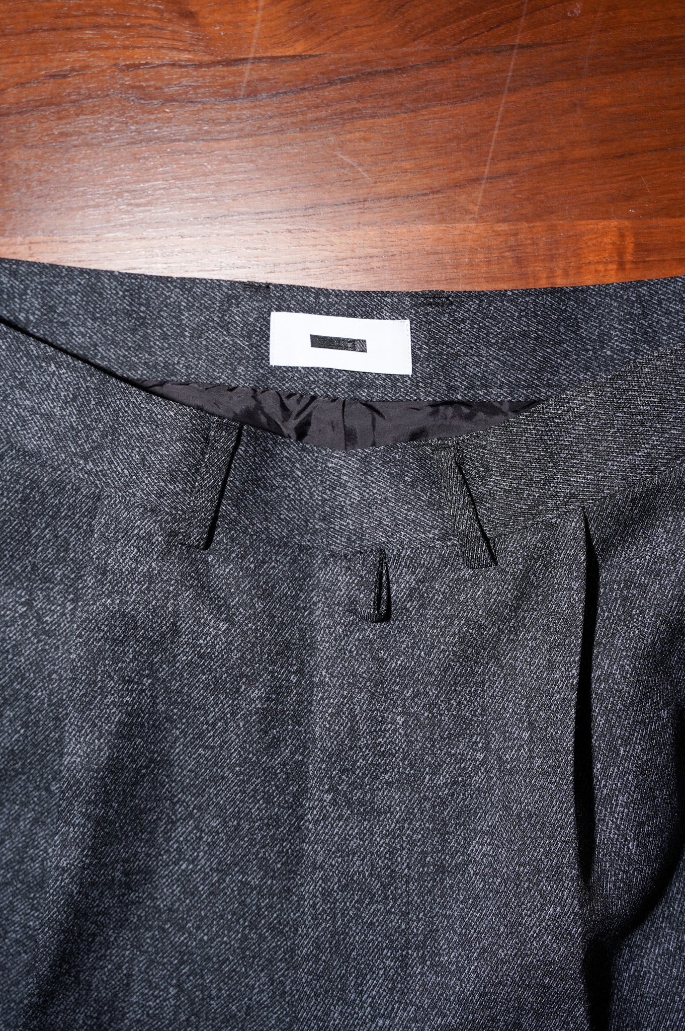 REVERBERATE "TACKED TROUSERS" [BLACK]