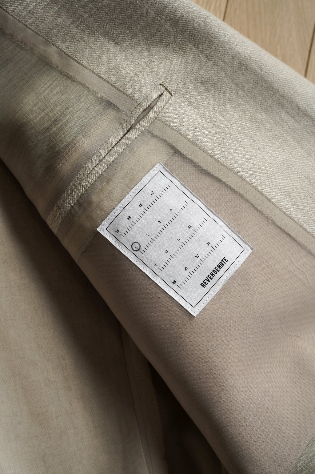 REVERBERATE "TAILORED JACKET" [ECRU]