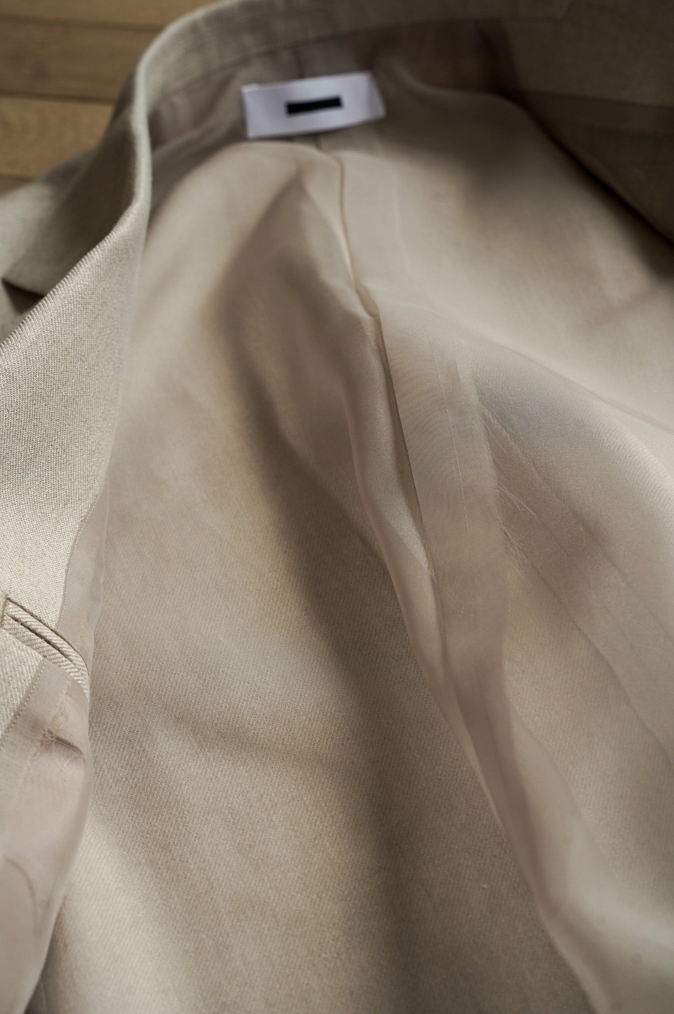 REVERBERATE "TAILORED JACKET" [ECRU]