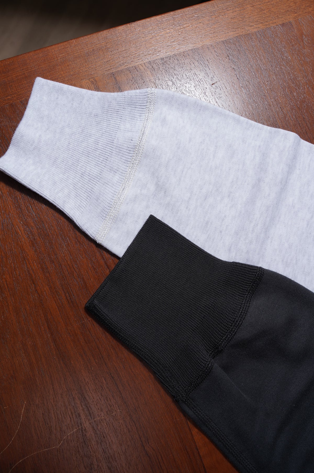 Olde Homesteader "INTERLOCK HENLEY NECK LONG SLEEVE" [WHITE HEATHER]