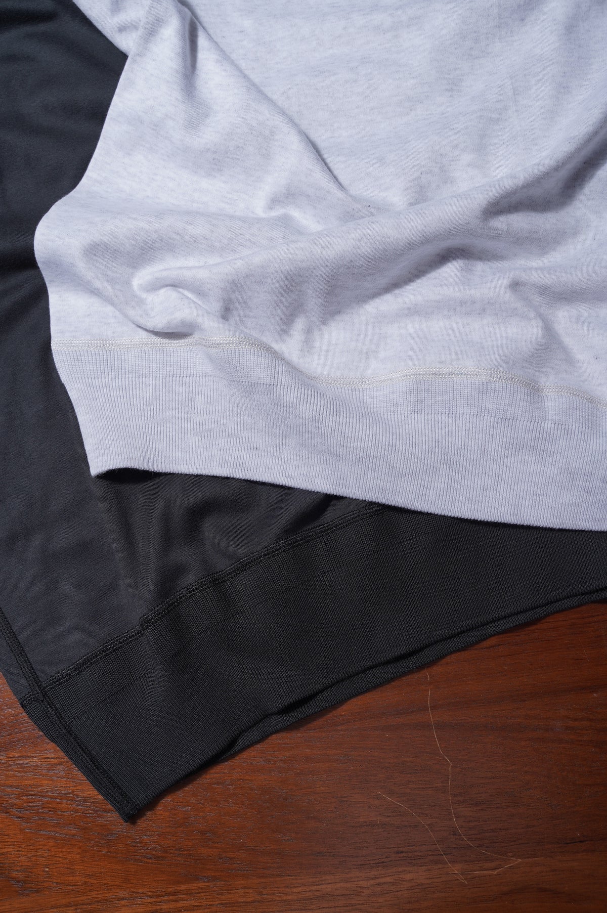 Olde Homesteader "INTERLOCK CREW NECK LONG SLEEVE" [WHITE HEATHER]