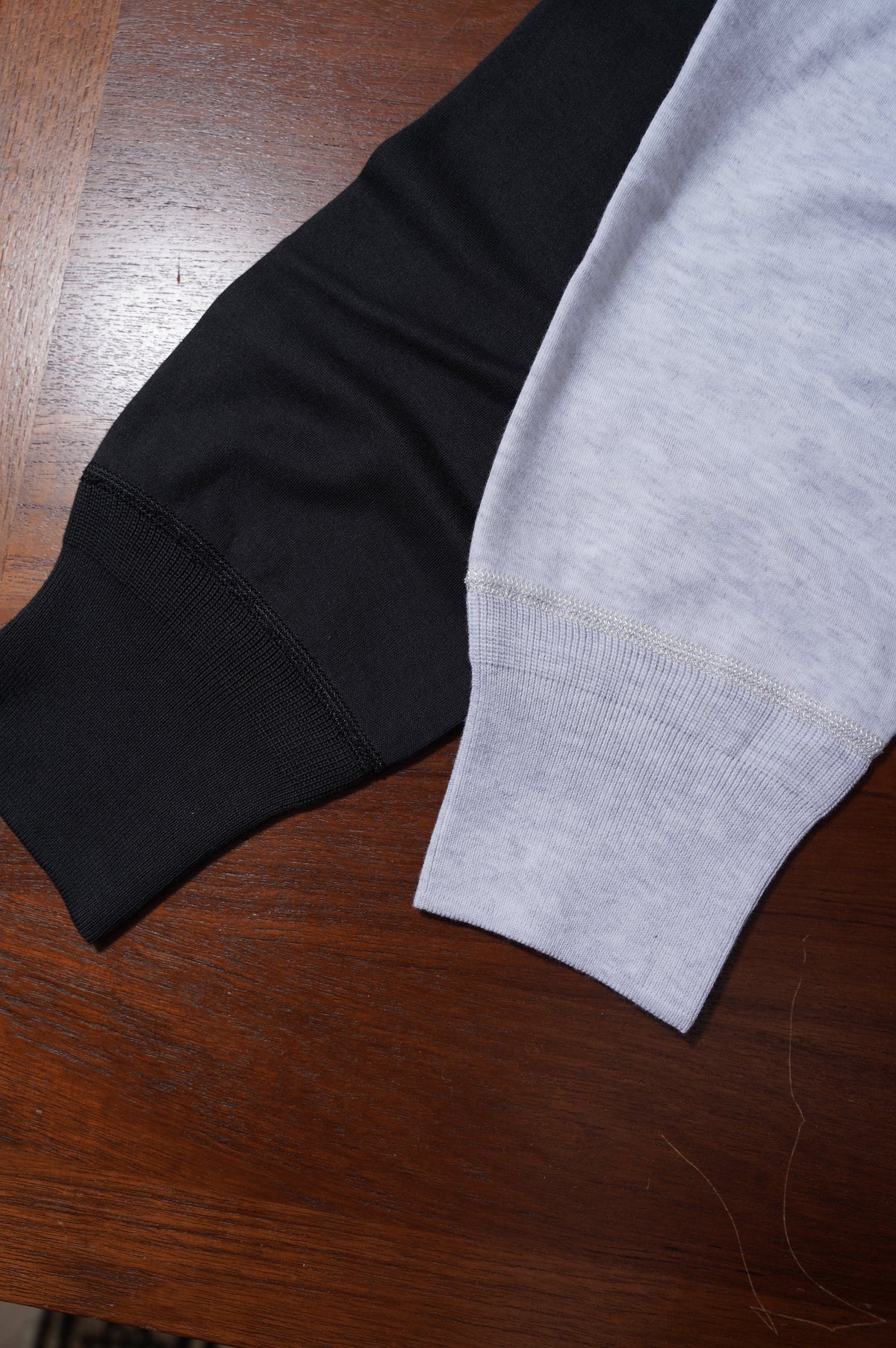 Olde Homesteader "INTERLOCK CREW NECK LONG SLEEVE" [WHITE HEATHER]