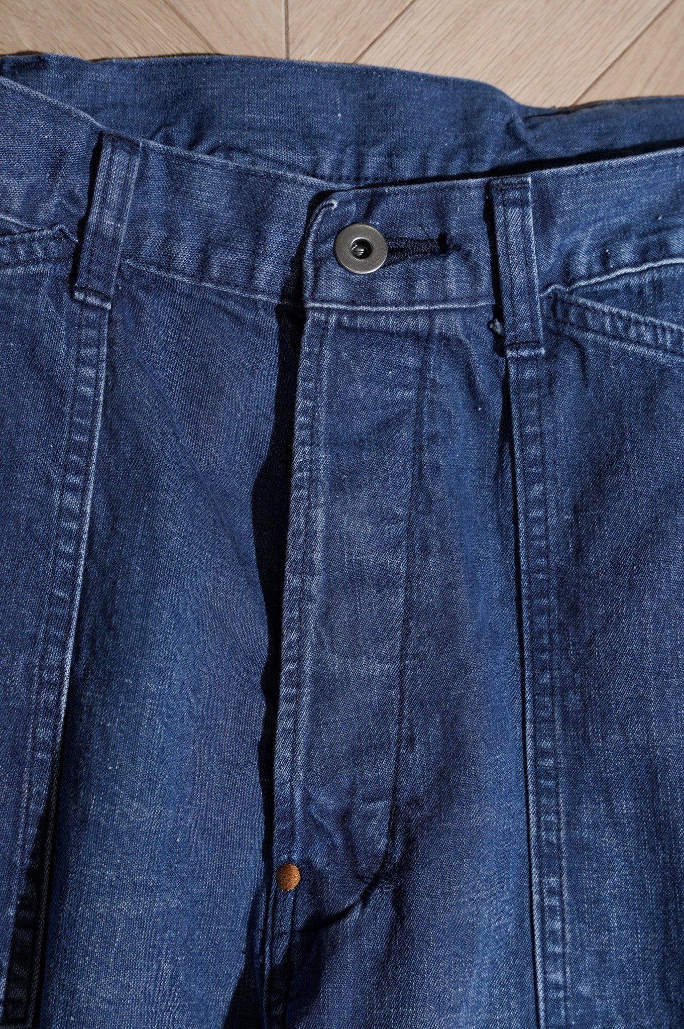 Gurank "Distressed 3stitch Painter Pants"