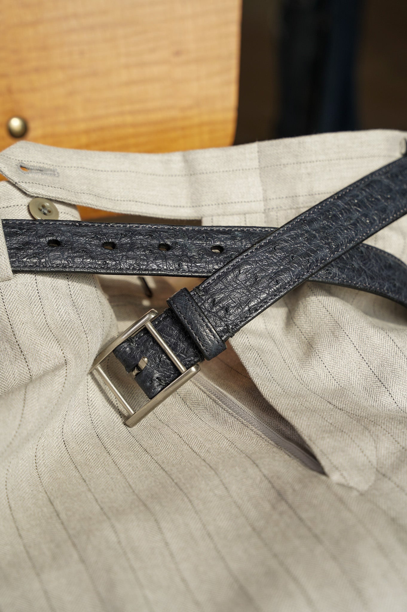 Post Production "Ex. Dress Belt" [NAVY]