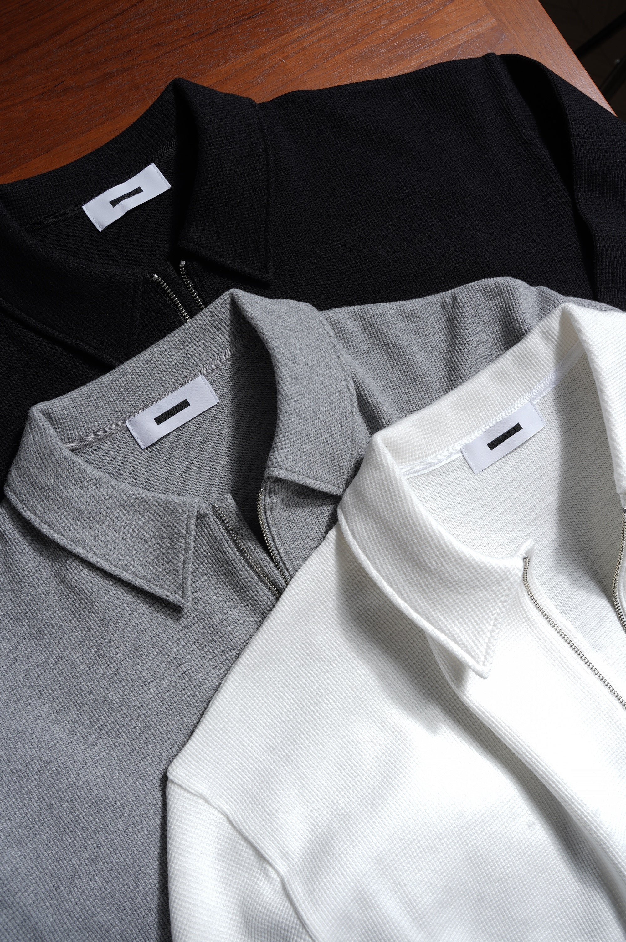 REVERBERATE "HALF ZIP THERMAL" [GRAY]
