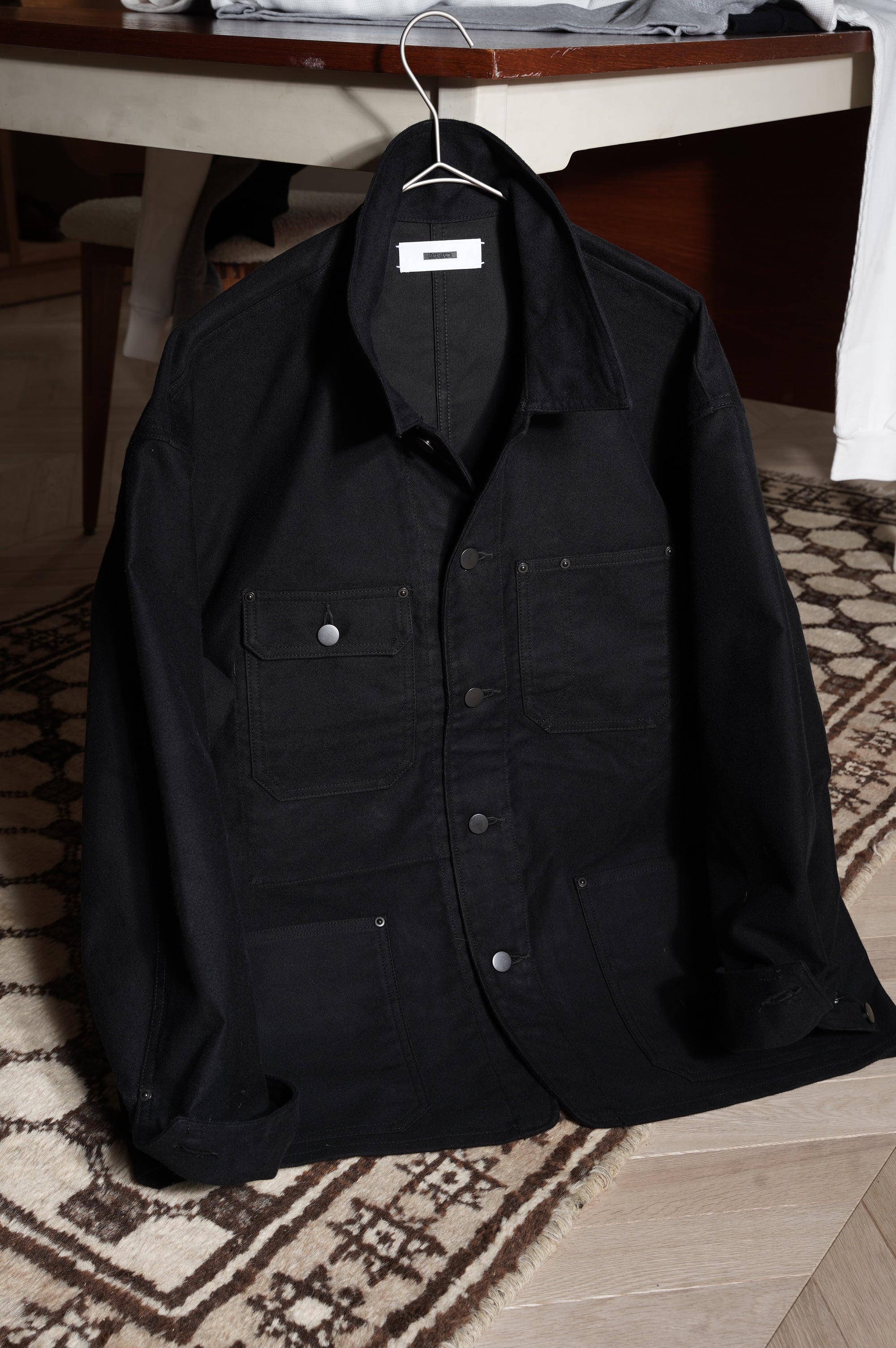 REVERBERATE "COVERALL JACKET" [BLACK]