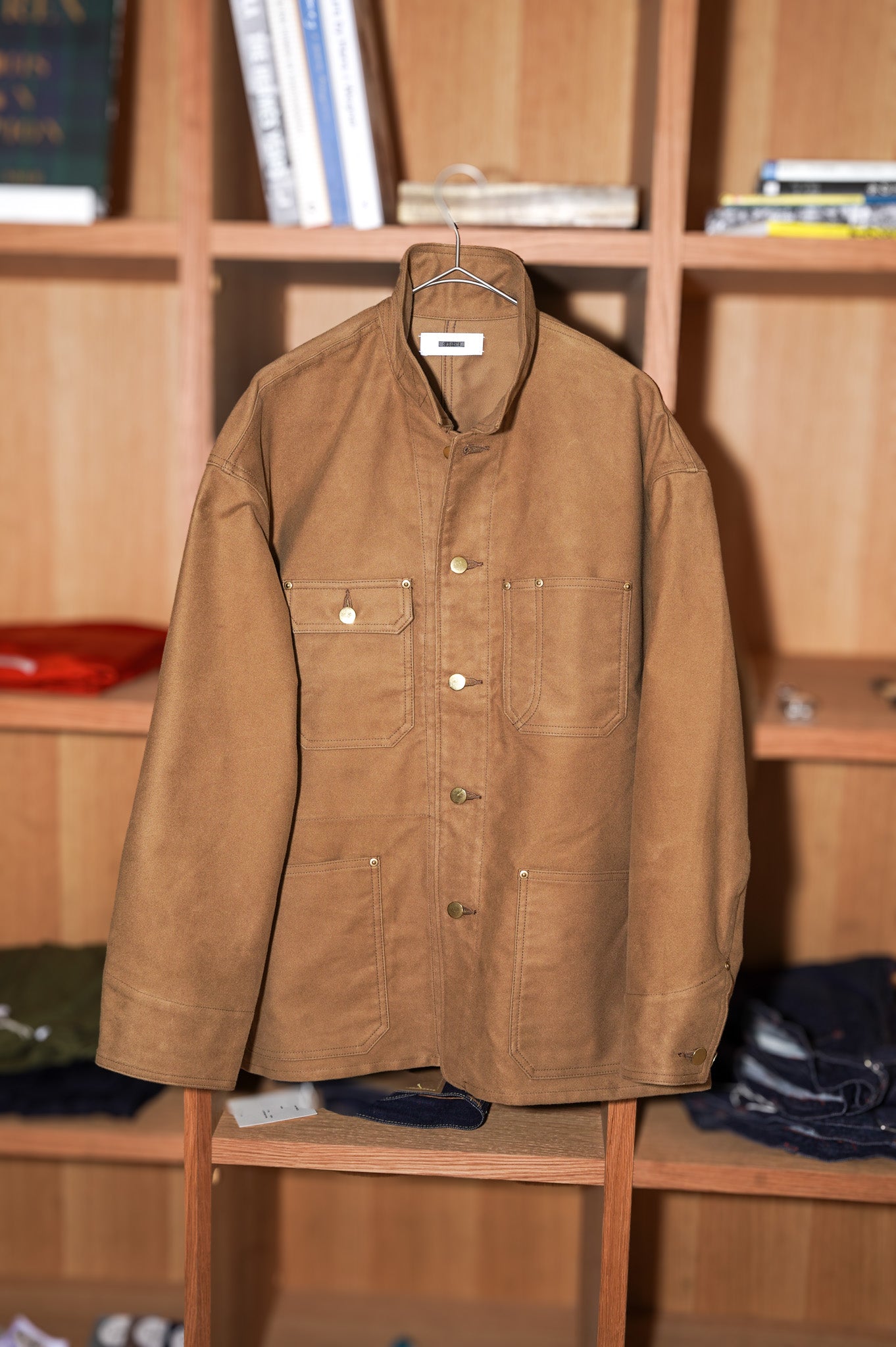REVERBERATE "COVERALL JACKET" [CAMEL]