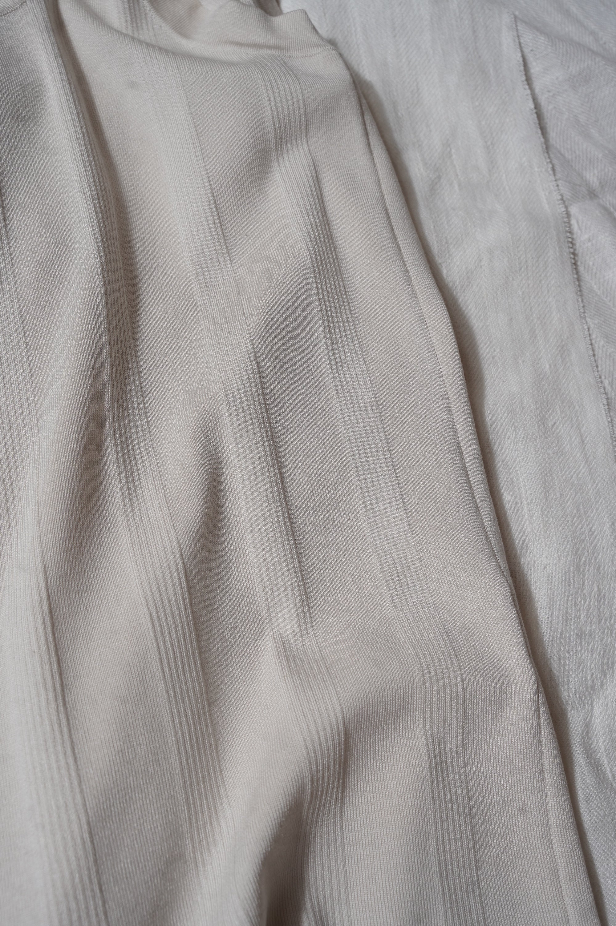 MEIAS "FINE GAUGE SILK TANK TOP" [IVORY]