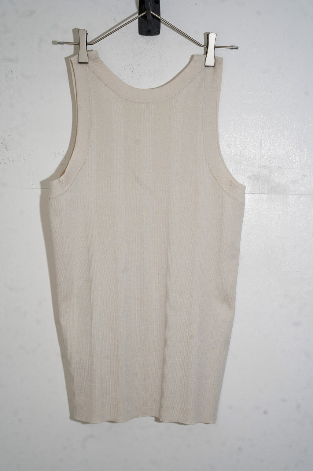 MEIAS "FINE GAUGE SILK TANK TOP" [IVORY]