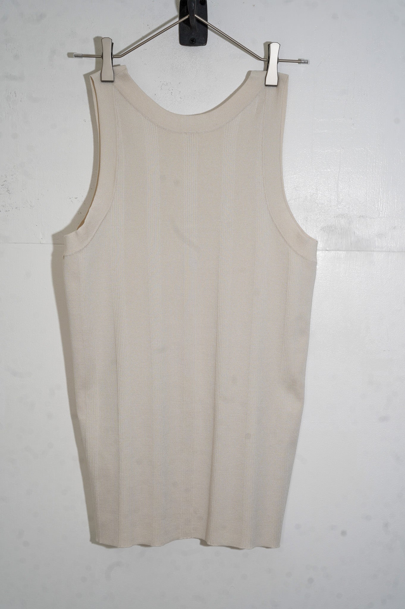 MEIAS "FINE GAUGE SILK TANK TOP" [IVORY]