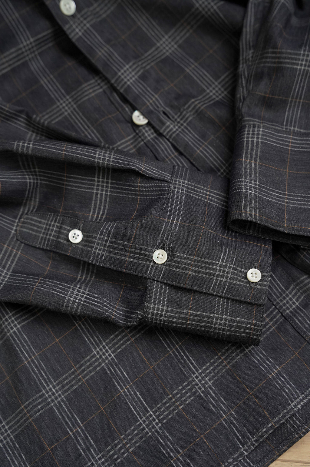BISOWN "SZ BOIL COTTON WESTERN SHIRT" [TOP GRAY CHECK]