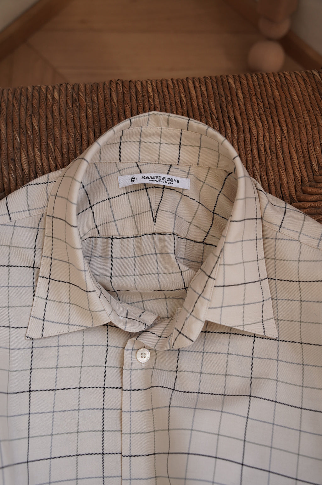MAATEE & SONS "SHORT POINT SHIRTS" [TATTERSALL]