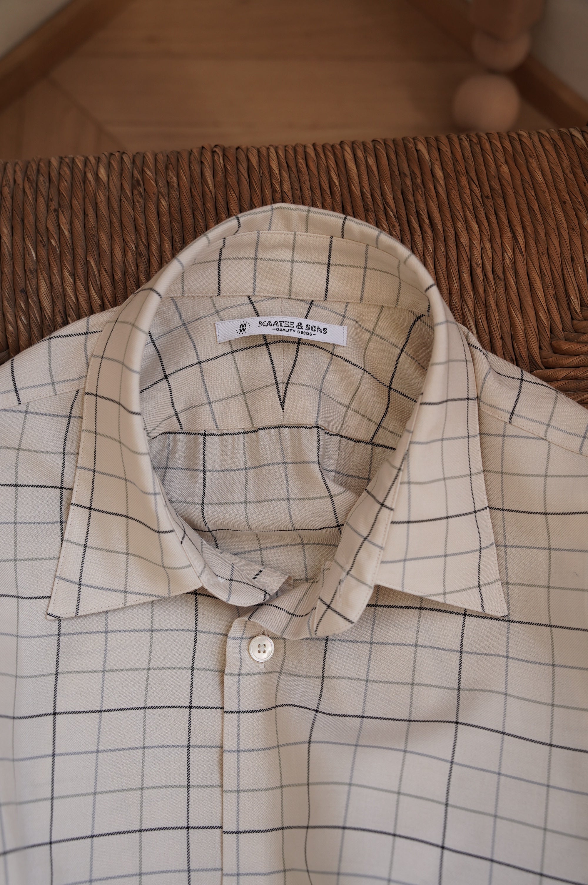 MAATEE & SONS "SHORT POINT SHIRTS" [TATTERSALL]
