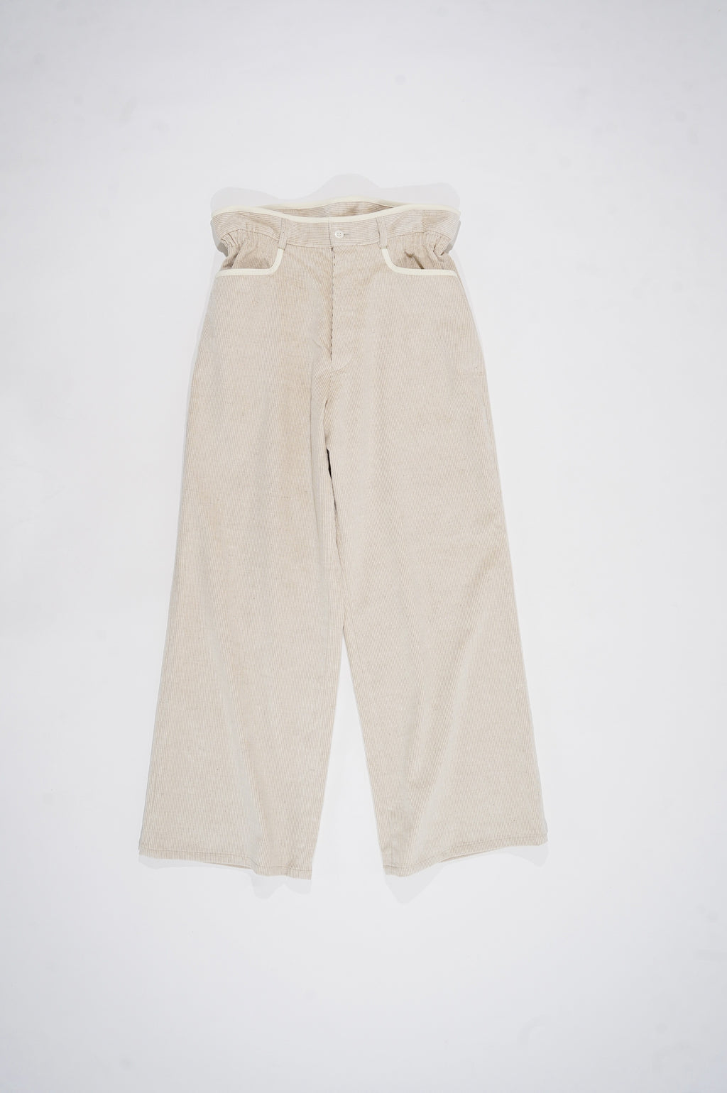 m's braque "GATHERED WAIST WIDE PANTS" [ivory]