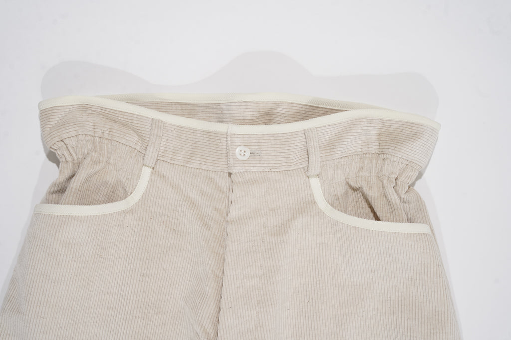 m's braque "GATHERED WAIST WIDE PANTS" [ivory]